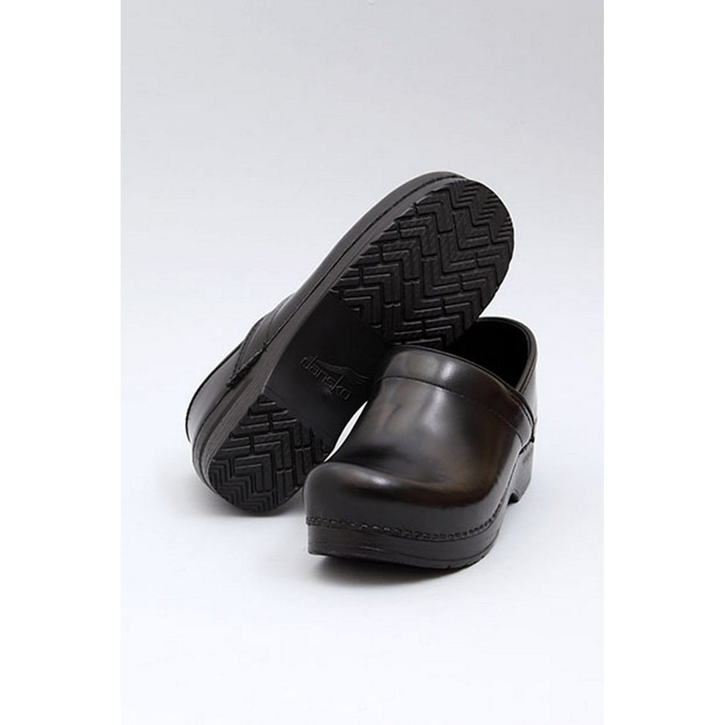 DANSKO WIDE Professionelle Black Box Leder Clogs