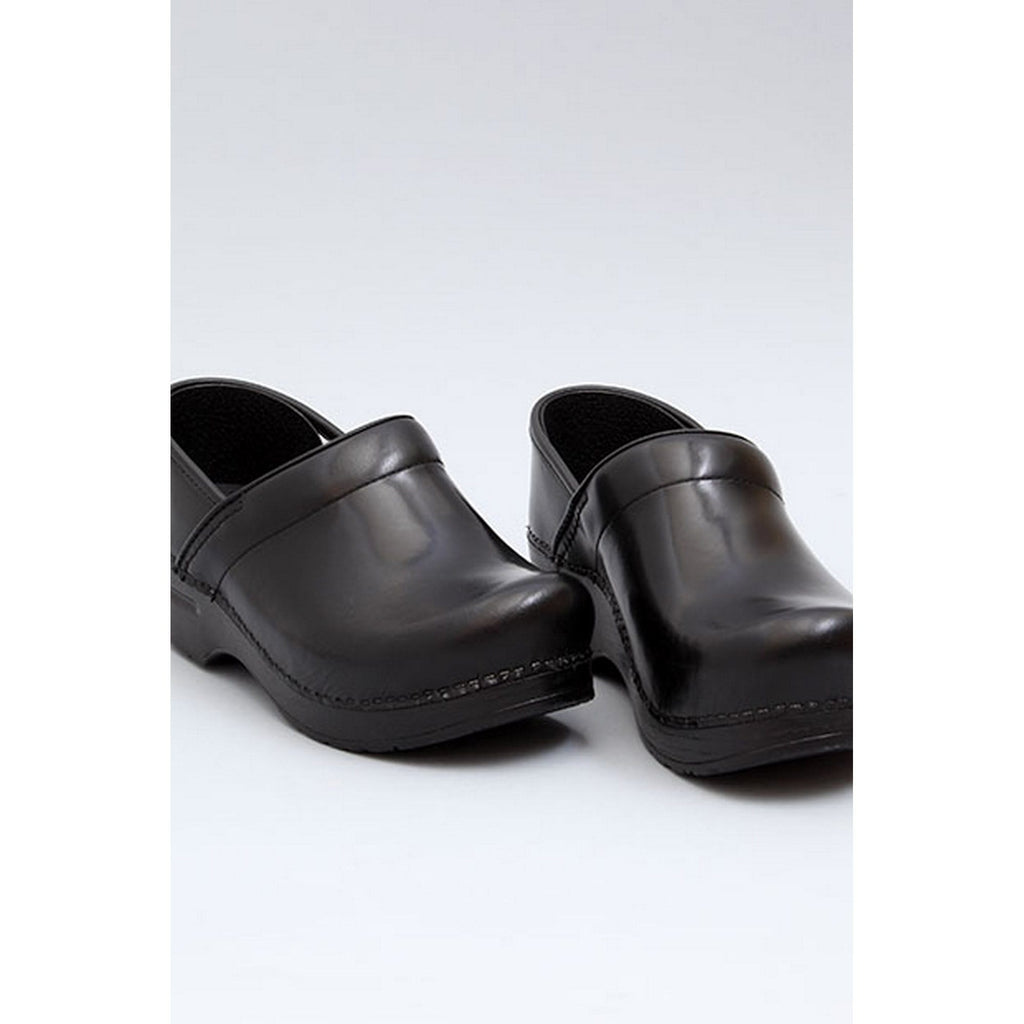 DANSKO WIDE Professionelle Black Box Leder Clogs