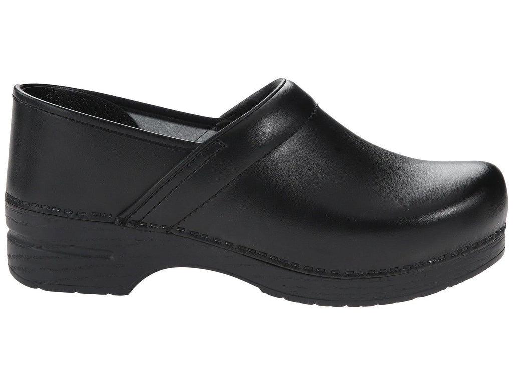 DANSKO WIDE Professionelle Black Box Leder Clogs