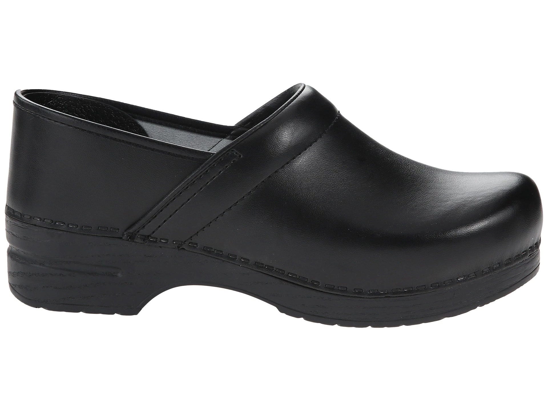 DANSKO WIDE Professionelle Black Box Leder Clogs