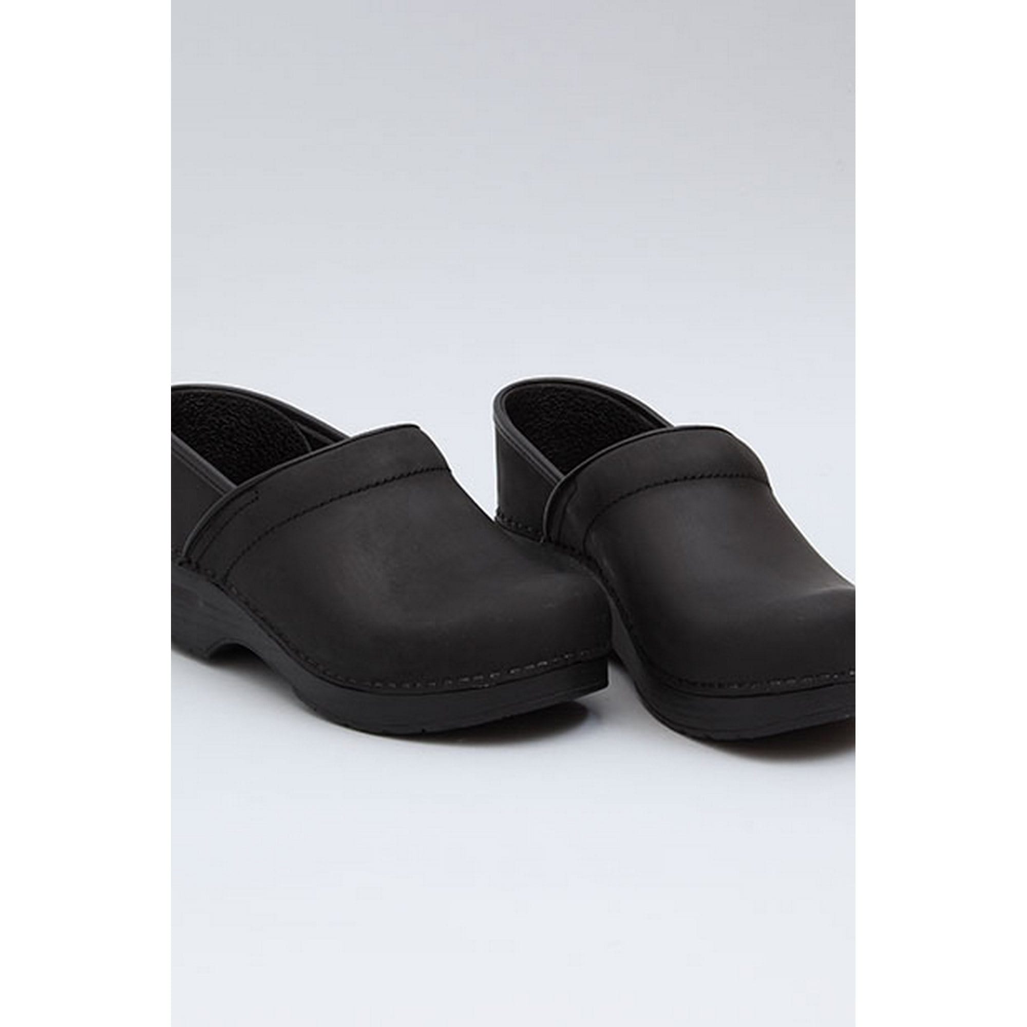 DANSKO WIDE Professionelle schwarze geölte Lederklötze