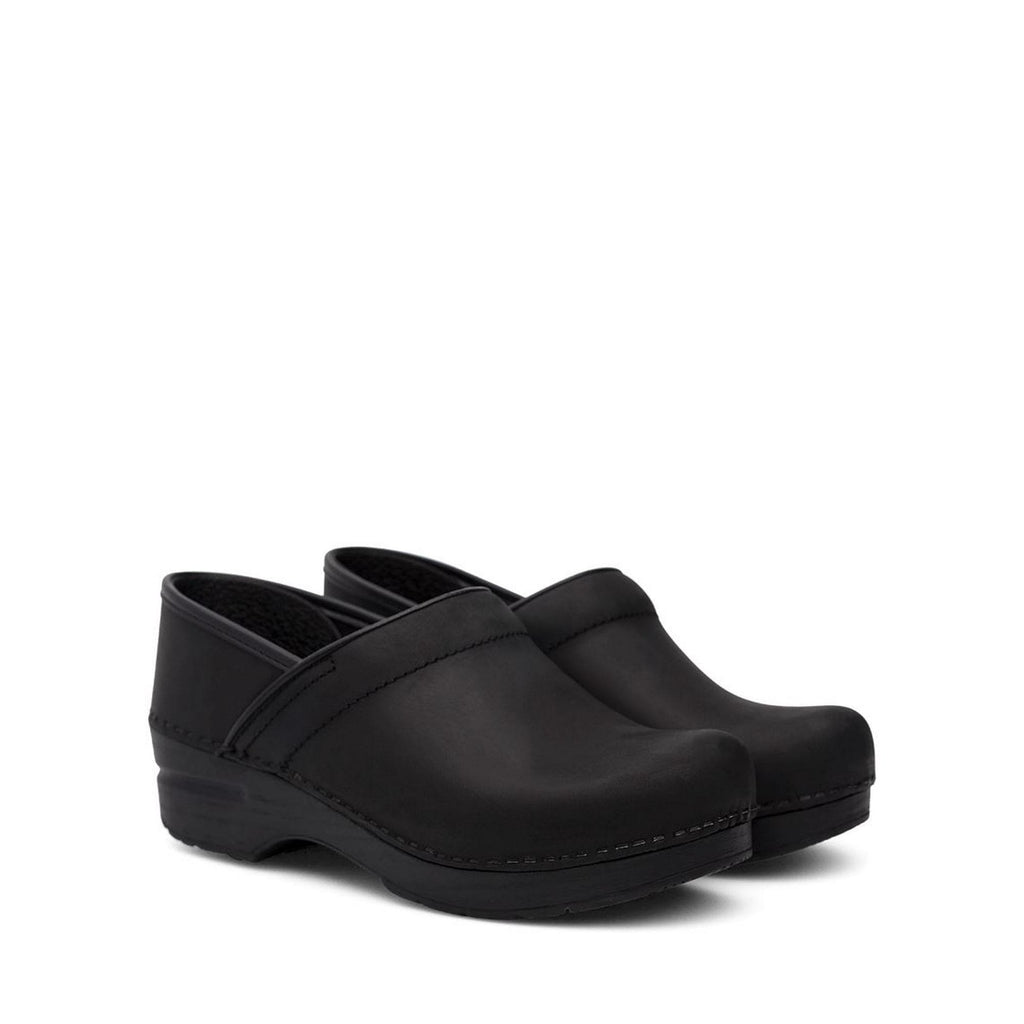 DANSKO WIDE Professionelle schwarze geölte Lederklötze
