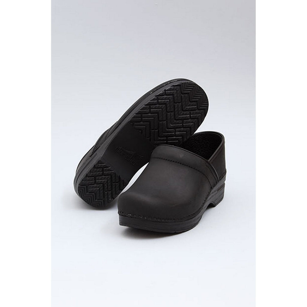 DANSKO WIDE Professionelle schwarze geölte Lederklötze