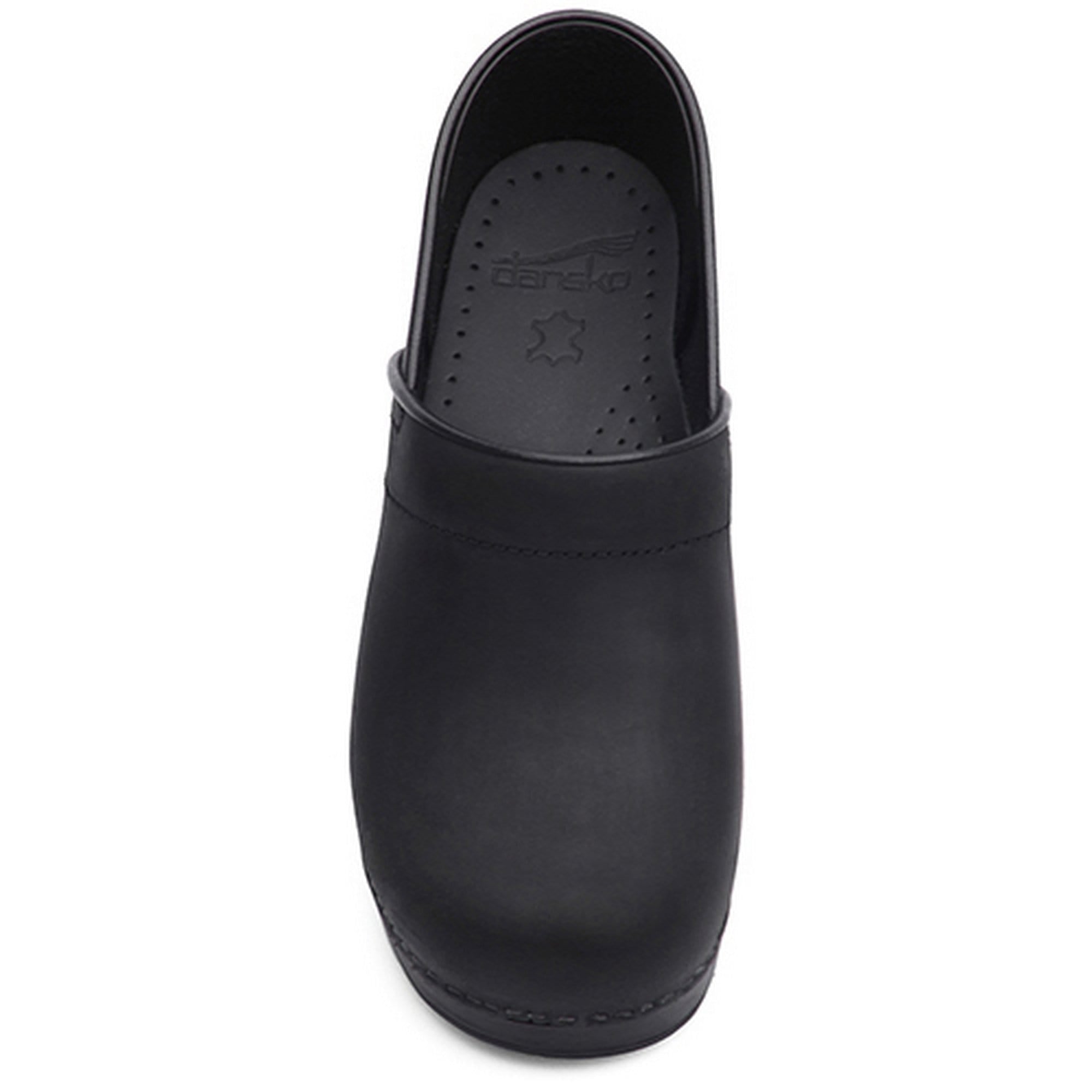 DANSKO WIDE Professionelle schwarze geölte Lederklötze
