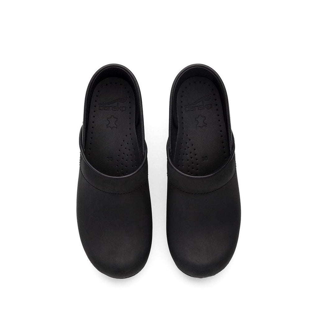 DANSKO WIDE Professionelle schwarze geölte Lederklötze