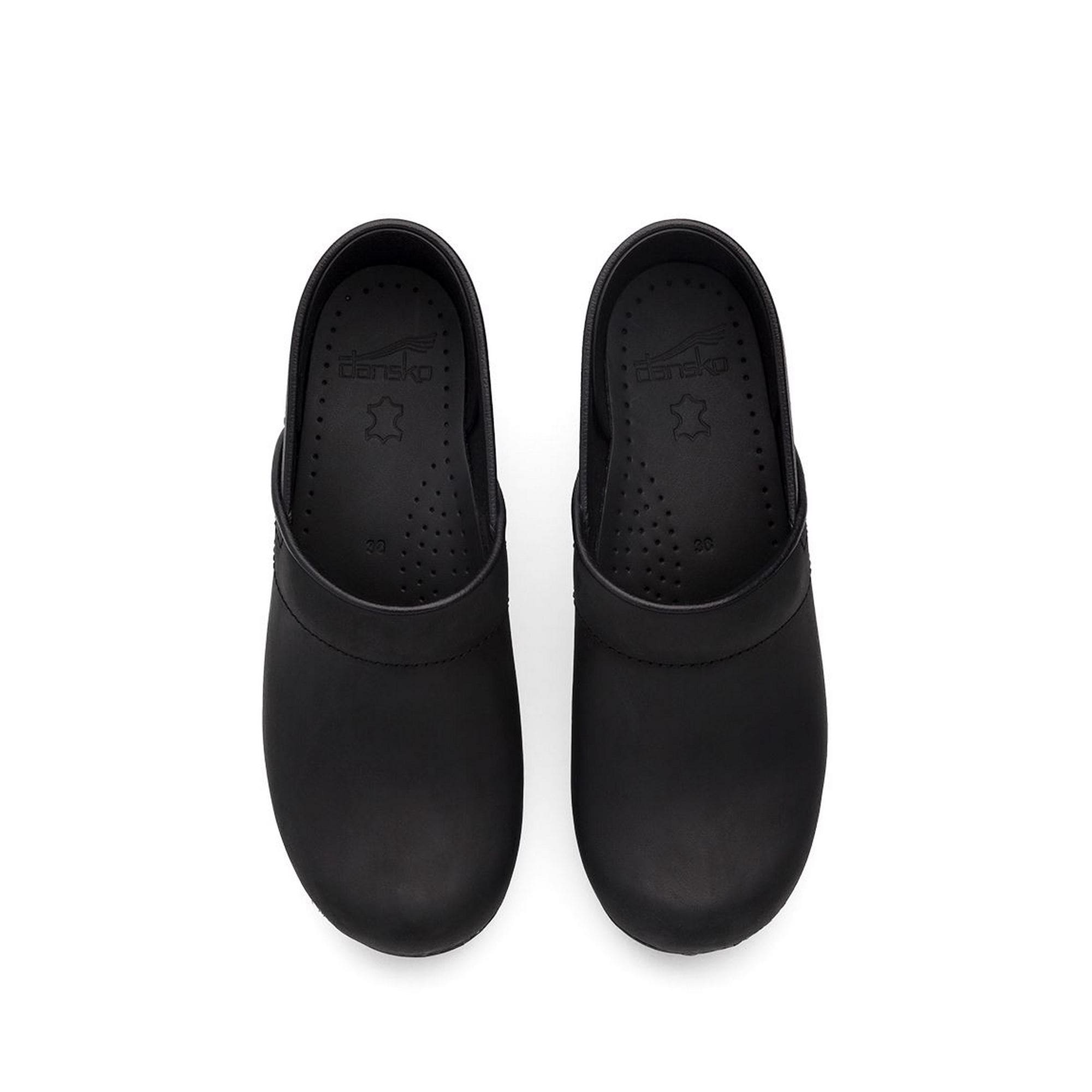 DANSKO WIDE Professionelle schwarze geölte Lederklötze