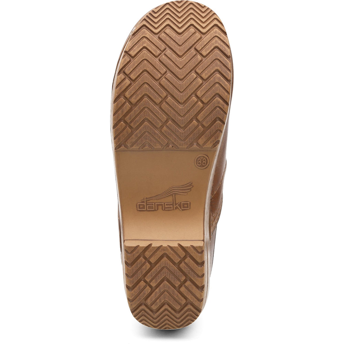 DANSKO WIDE Professionelle Honig Distressed Leder Clogs