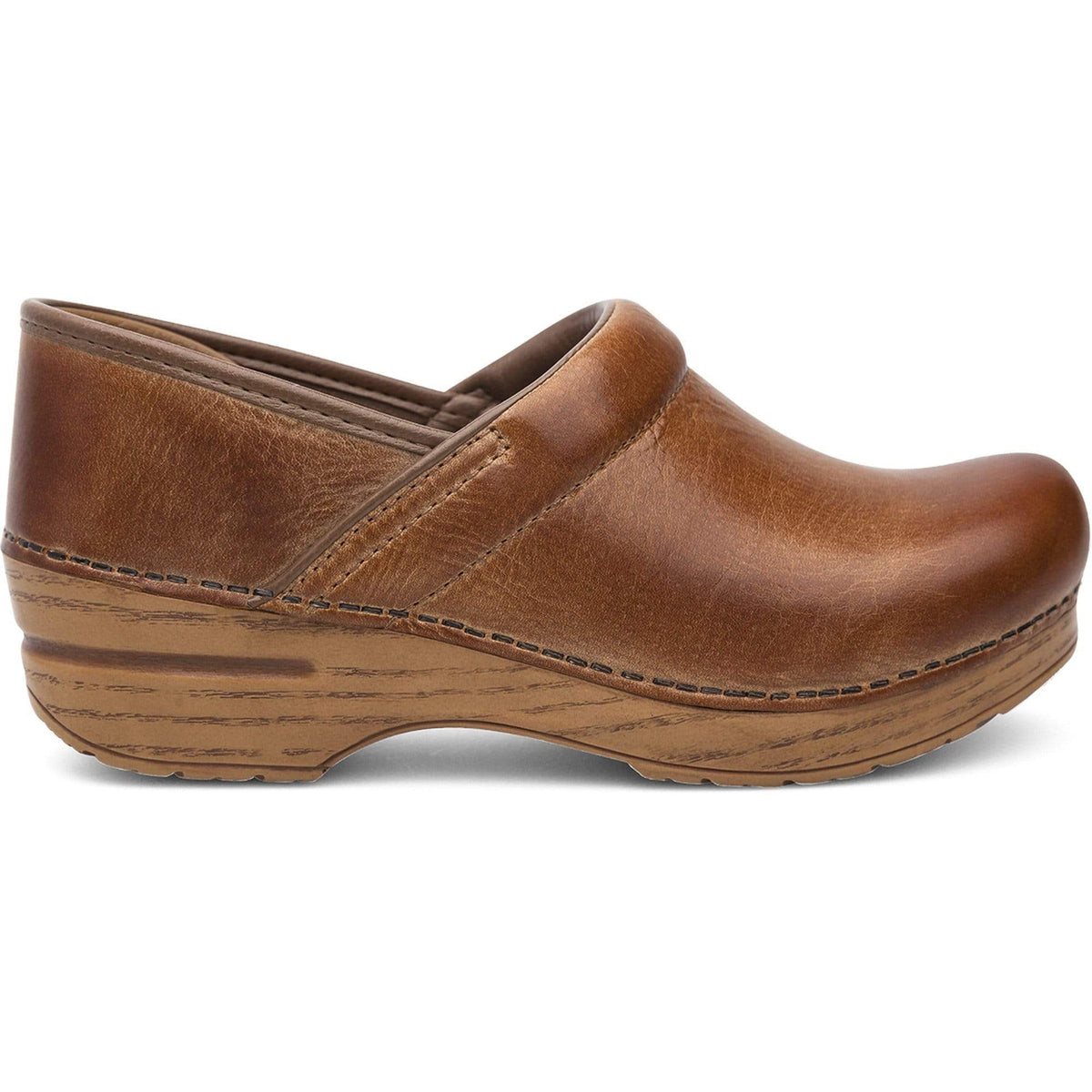 DANSKO WIDE Professionelle Honig Distressed Leder Clogs