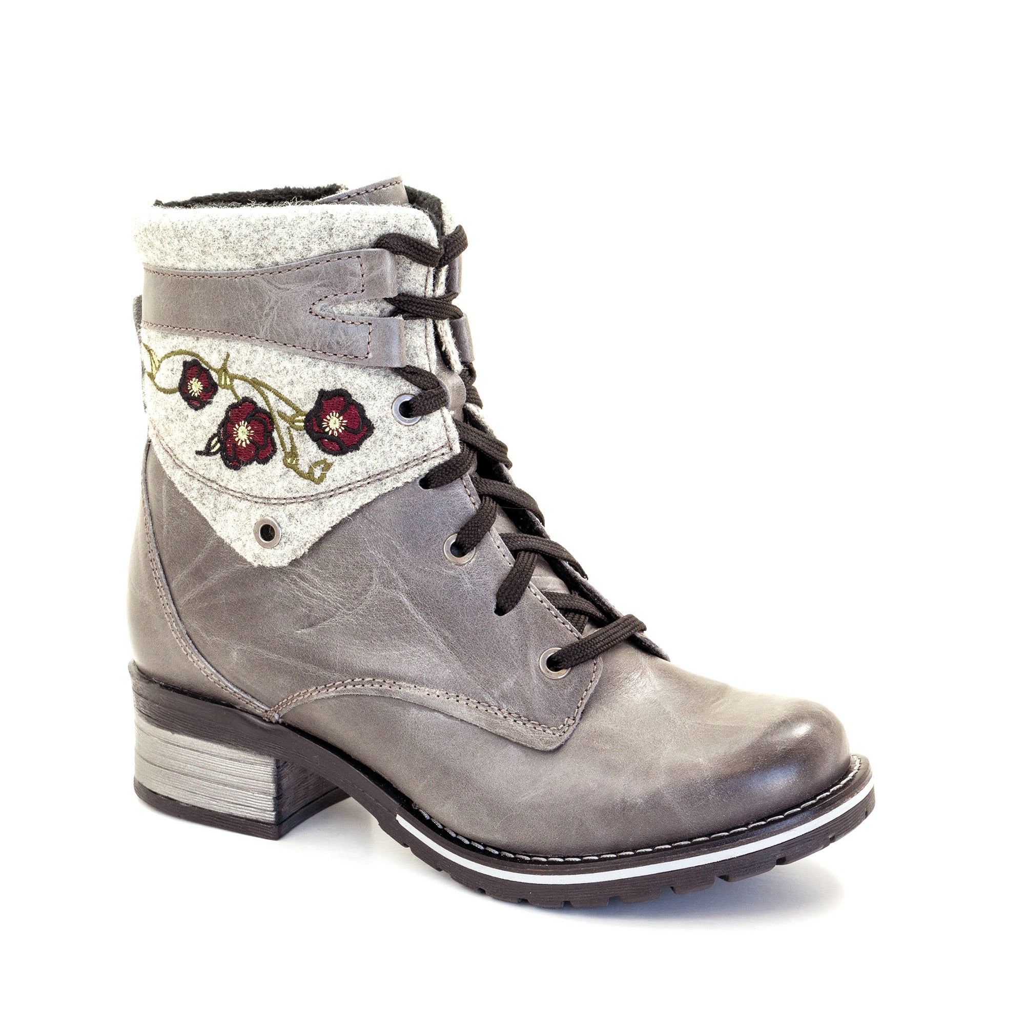 Dromedaris Kara Leder & Burel Wolle Boot
