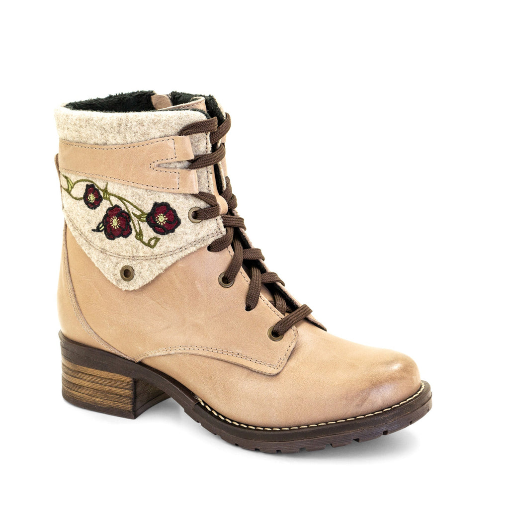 Dromedaris Kara Leder & Burel Wolle Boot