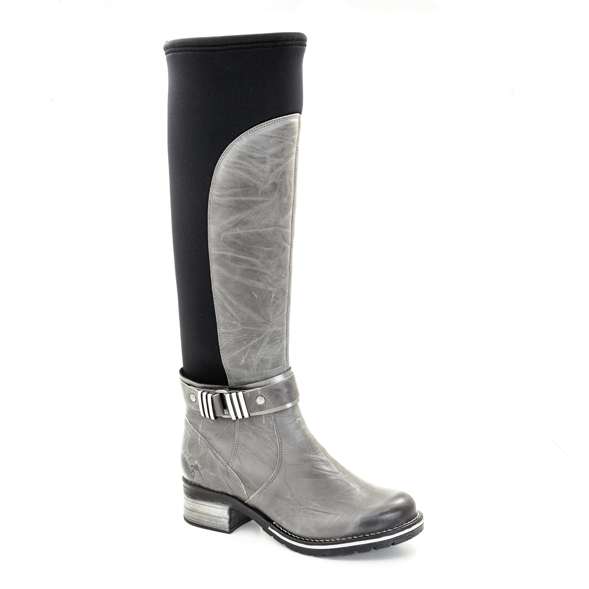 Dromedaris Kody Kniehochleder & Neoprenboot