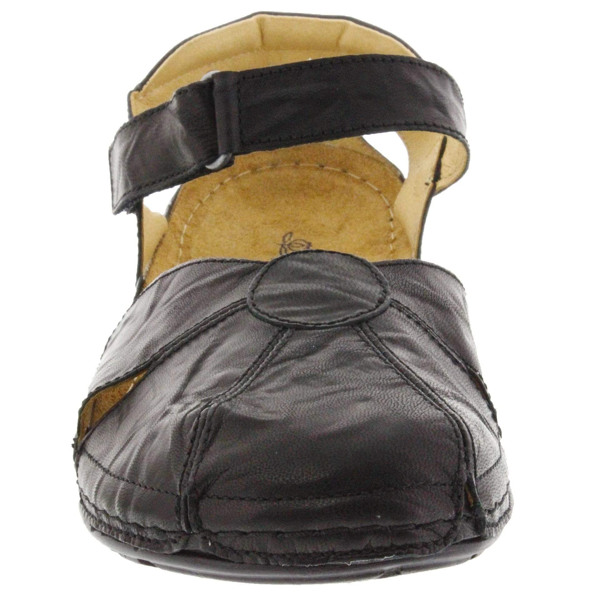 Sanosan Sarah Clog in gecrinkled Leder - CLOSEOUT