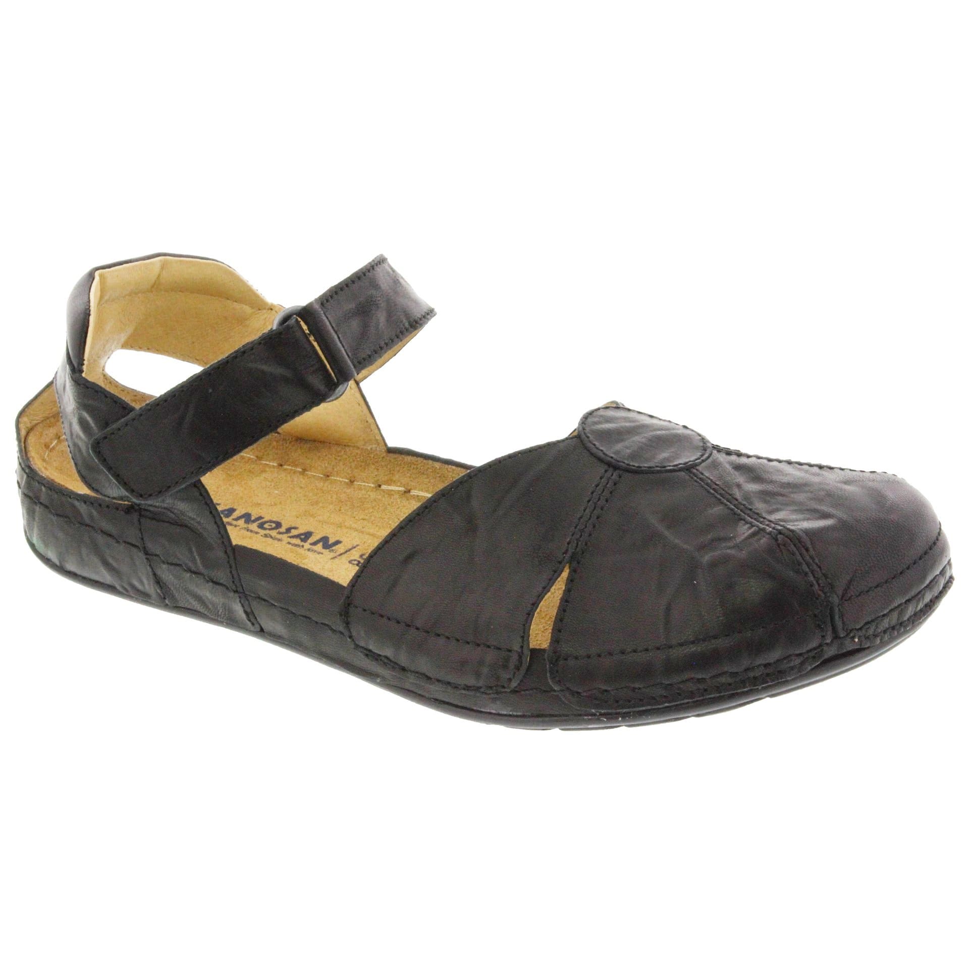 Sanosan Sarah Clog in gecrinkled Leder - CLOSEOUT