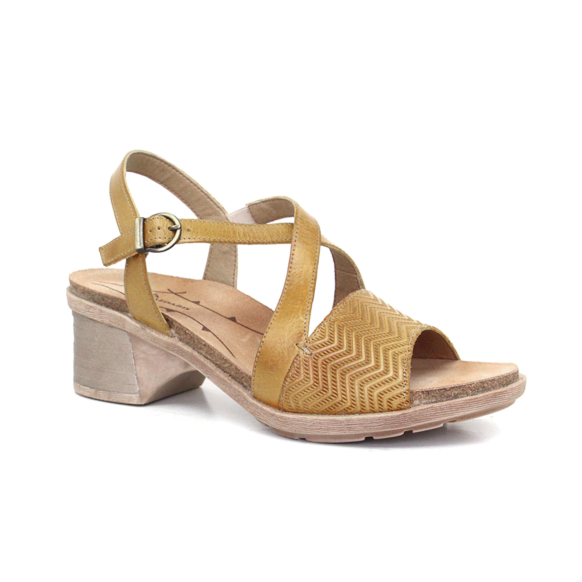 Dromedaris Sienna Einstellbare Ledersandale