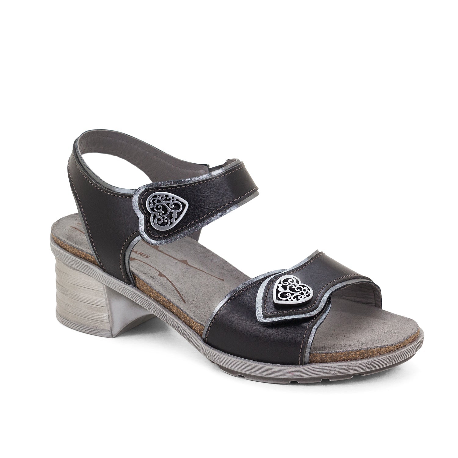 Dromedaris Silvie Einstellbare Ledersandalen