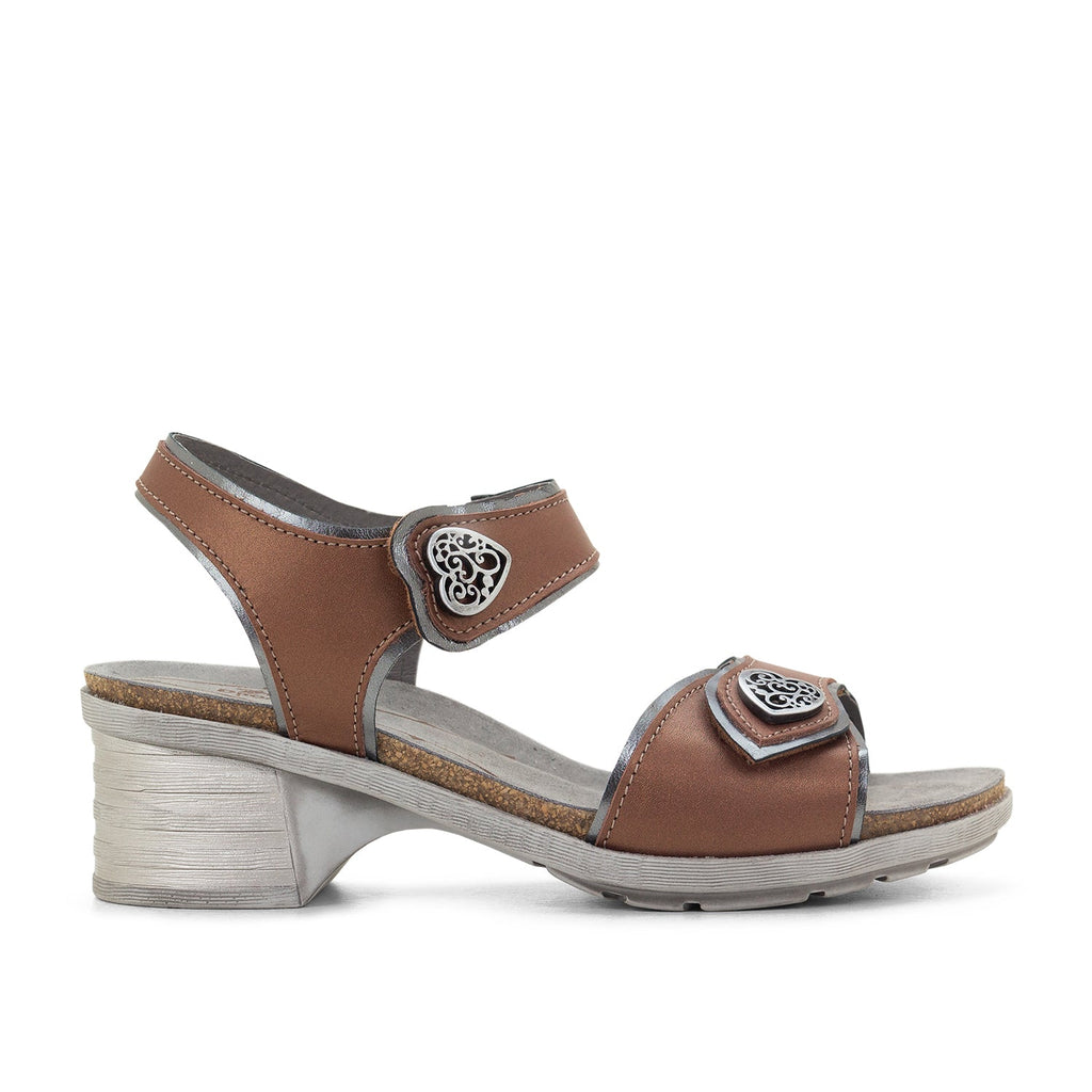 Dromedaris Silvie Einstellbare Ledersandalen