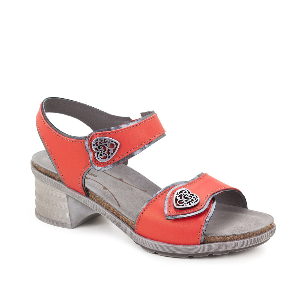 Dromedaris Silvie Einstellbare Ledersandalen
