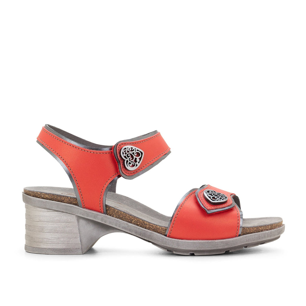 Dromedaris Silvie Einstellbare Ledersandalen