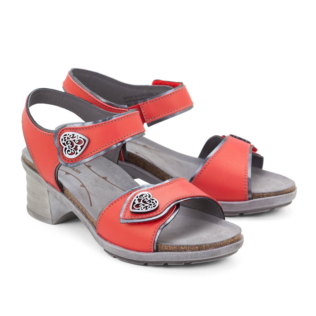Dromedaris Silvie Einstellbare Ledersandalen