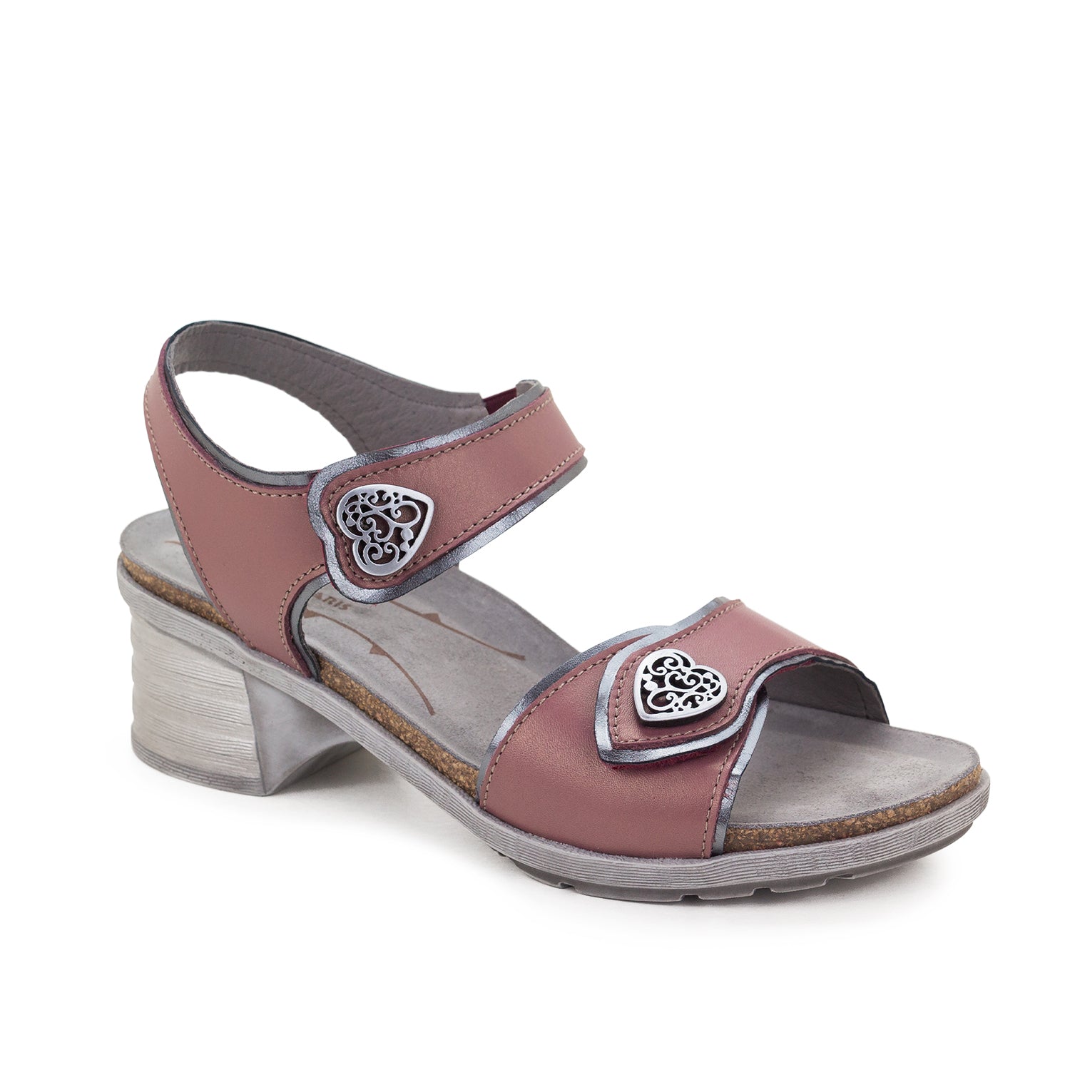 Dromedaris Silvie Einstellbare Ledersandalen