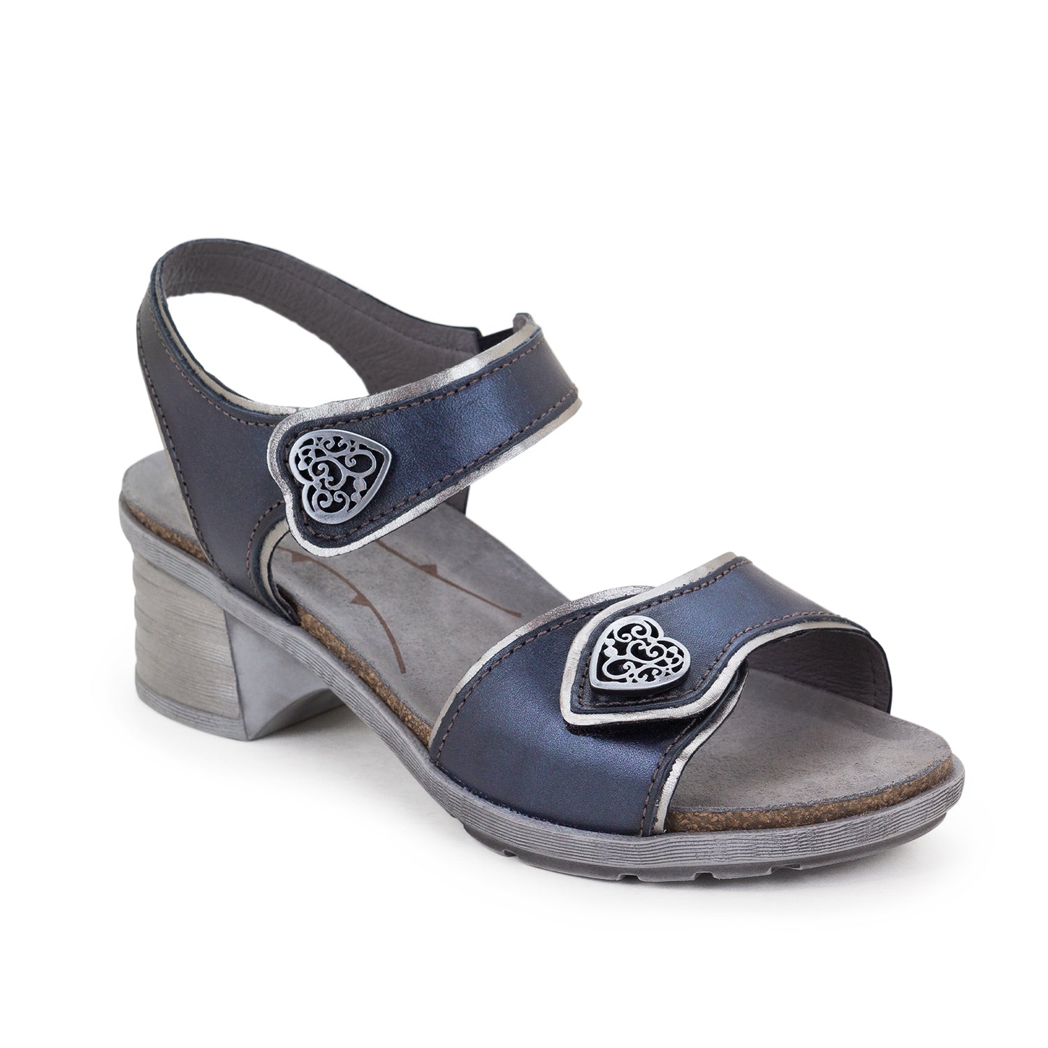 Dromedaris Silvie Einstellbare Ledersandalen