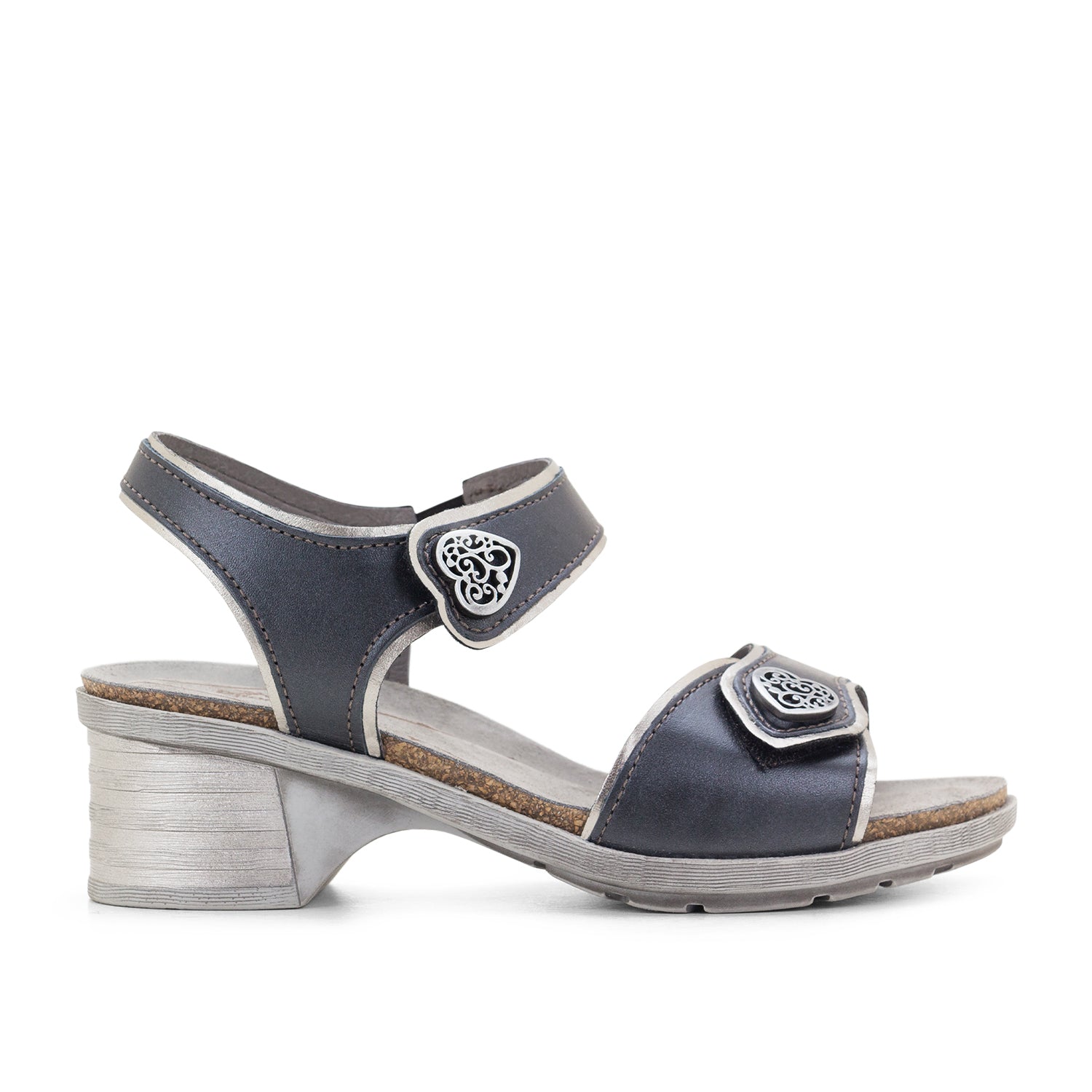 Dromedaris Silvie Einstellbare Ledersandalen