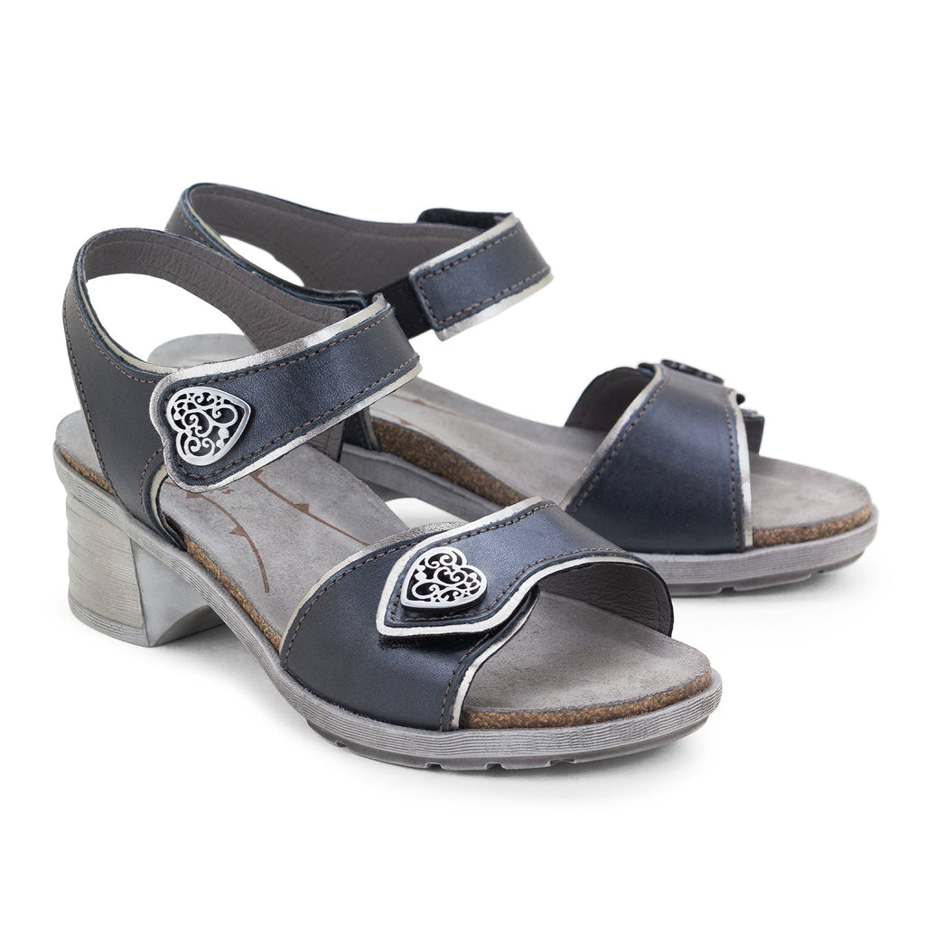 Dromedaris Silvie Einstellbare Ledersandalen