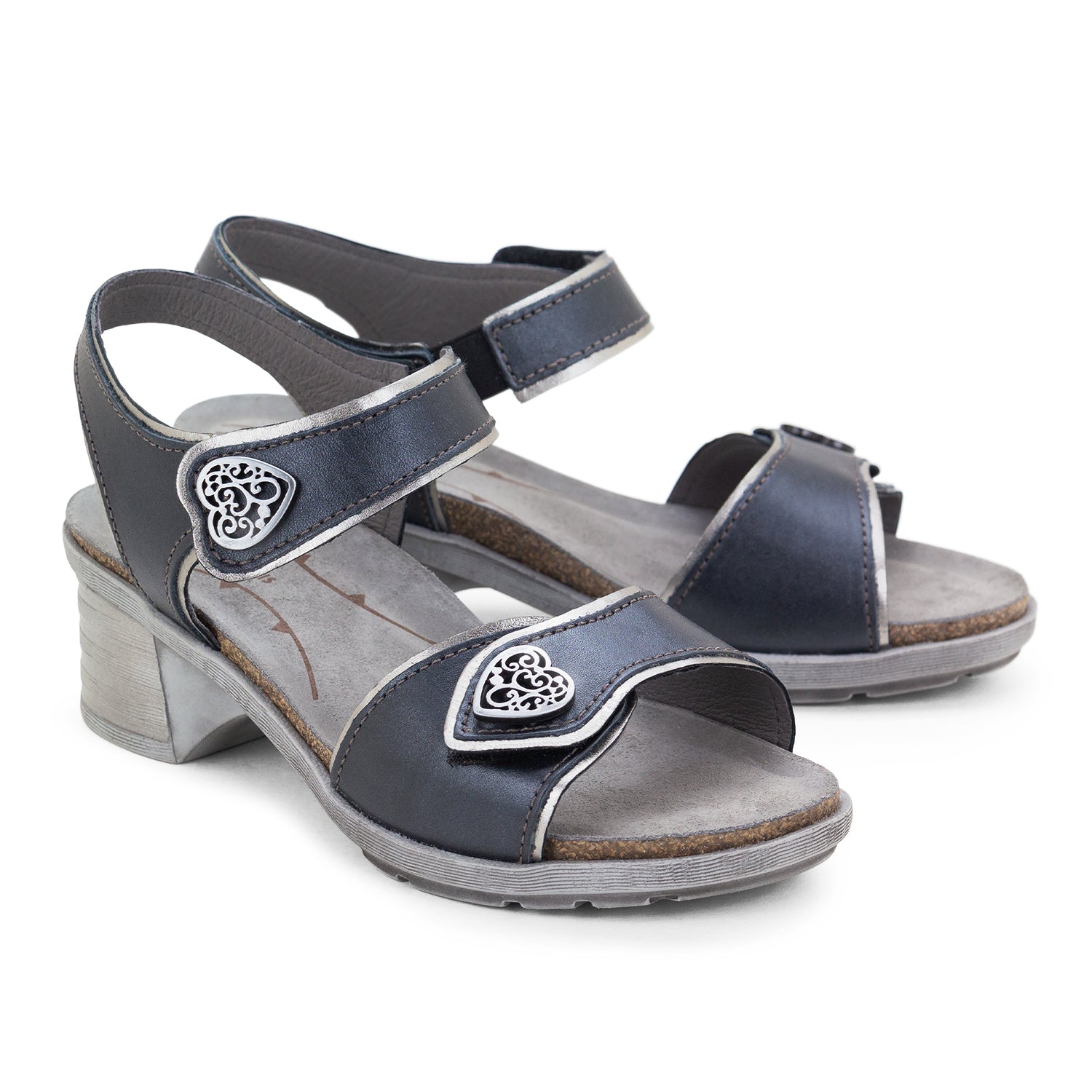 Dromedaris Silvie Einstellbare Ledersandalen