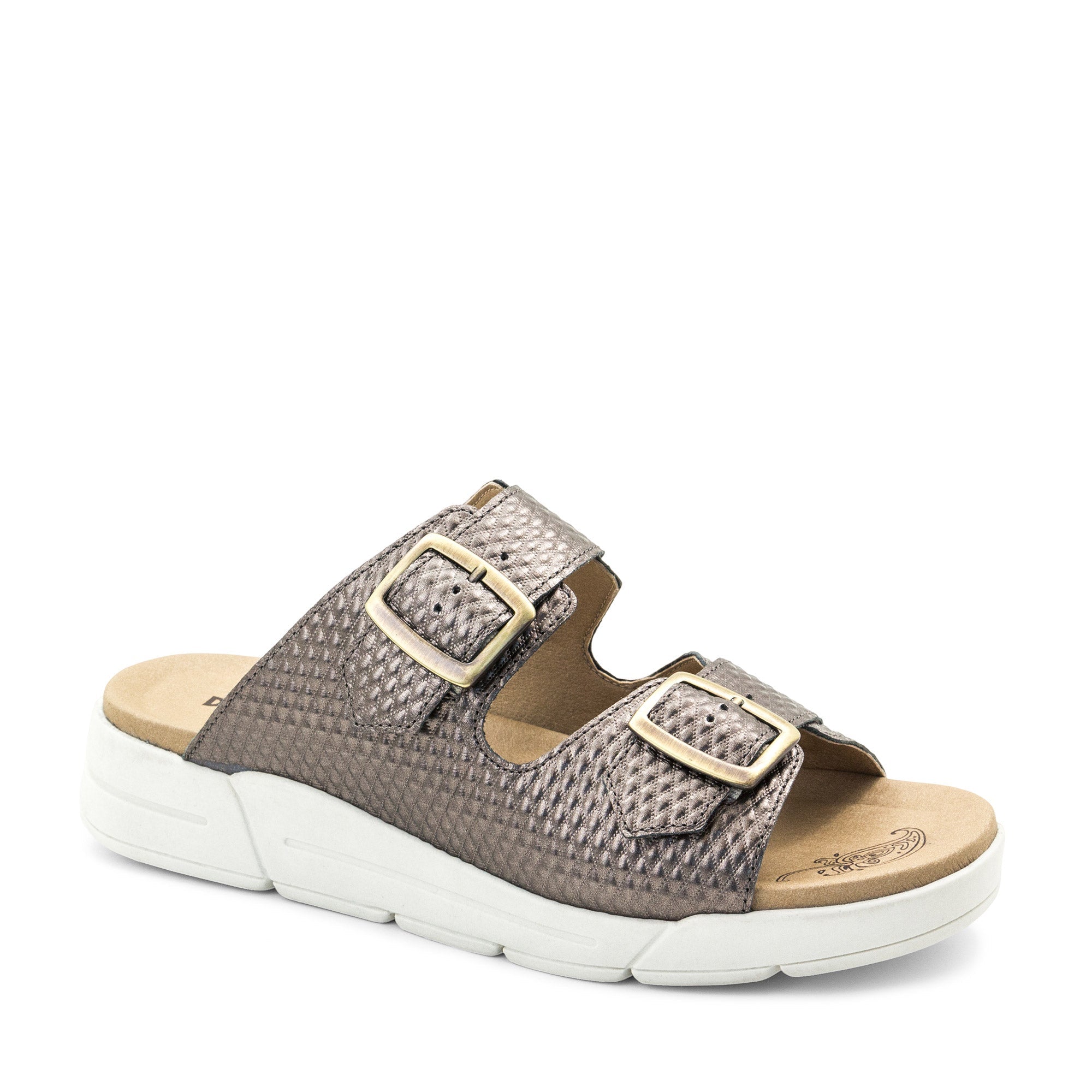 Dromedaris Terry Slip-On Ledersandale