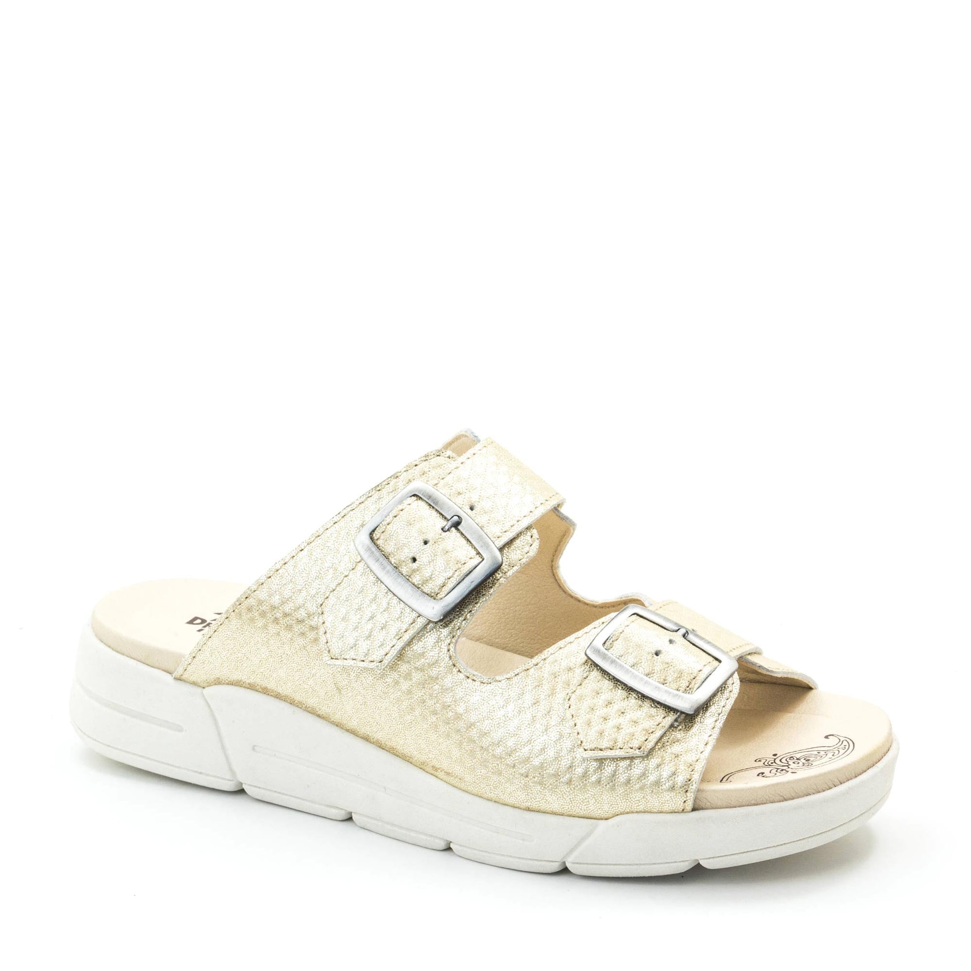 Dromedaris Terry Slip-On Ledersandale