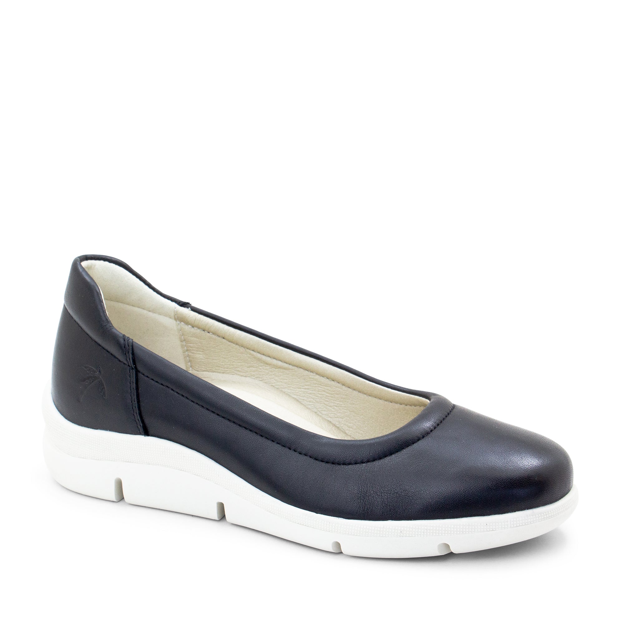Dromedaris Vanessa Leder-Slip-On-Keil