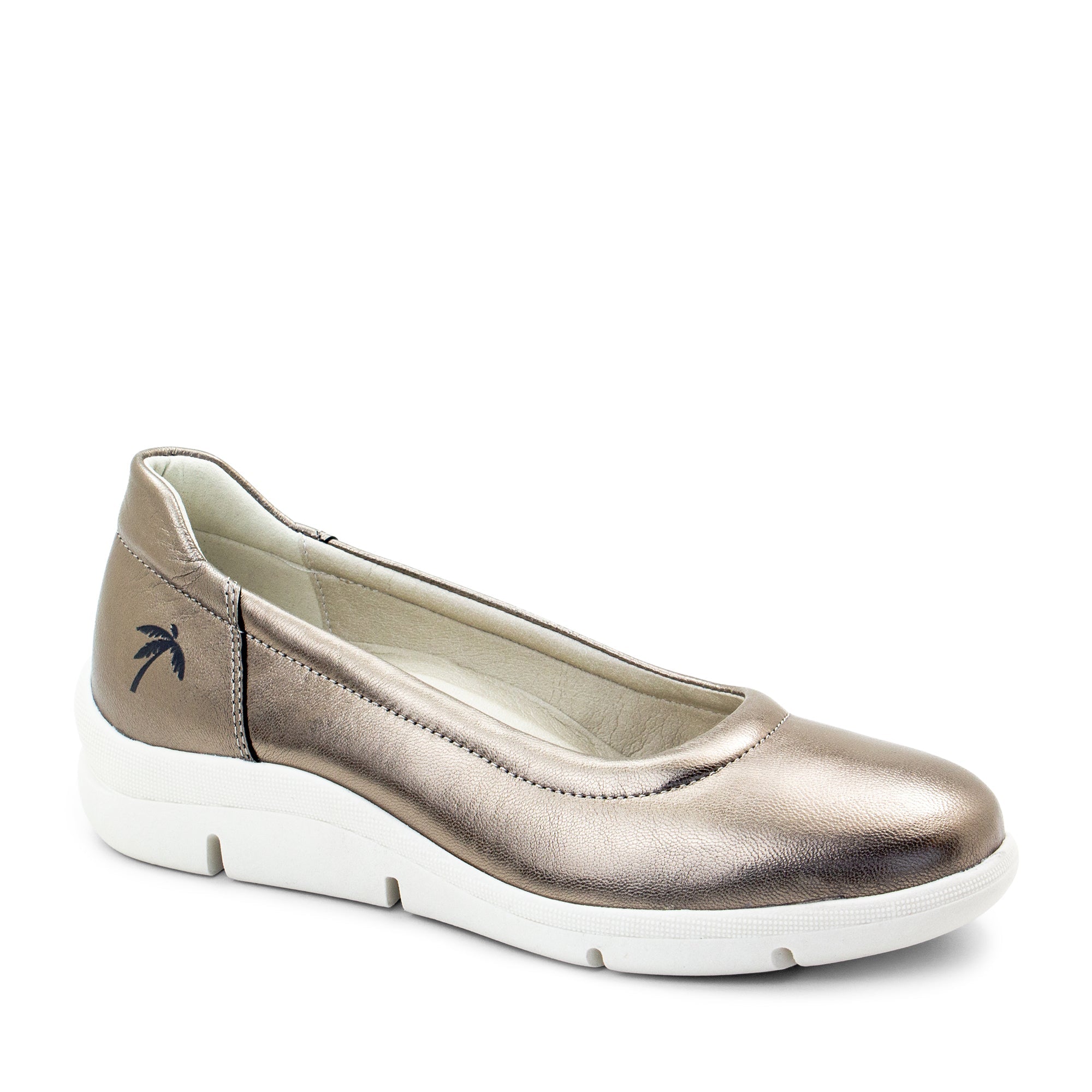 Dromedaris Vanessa Leder-Slip-On-Keil