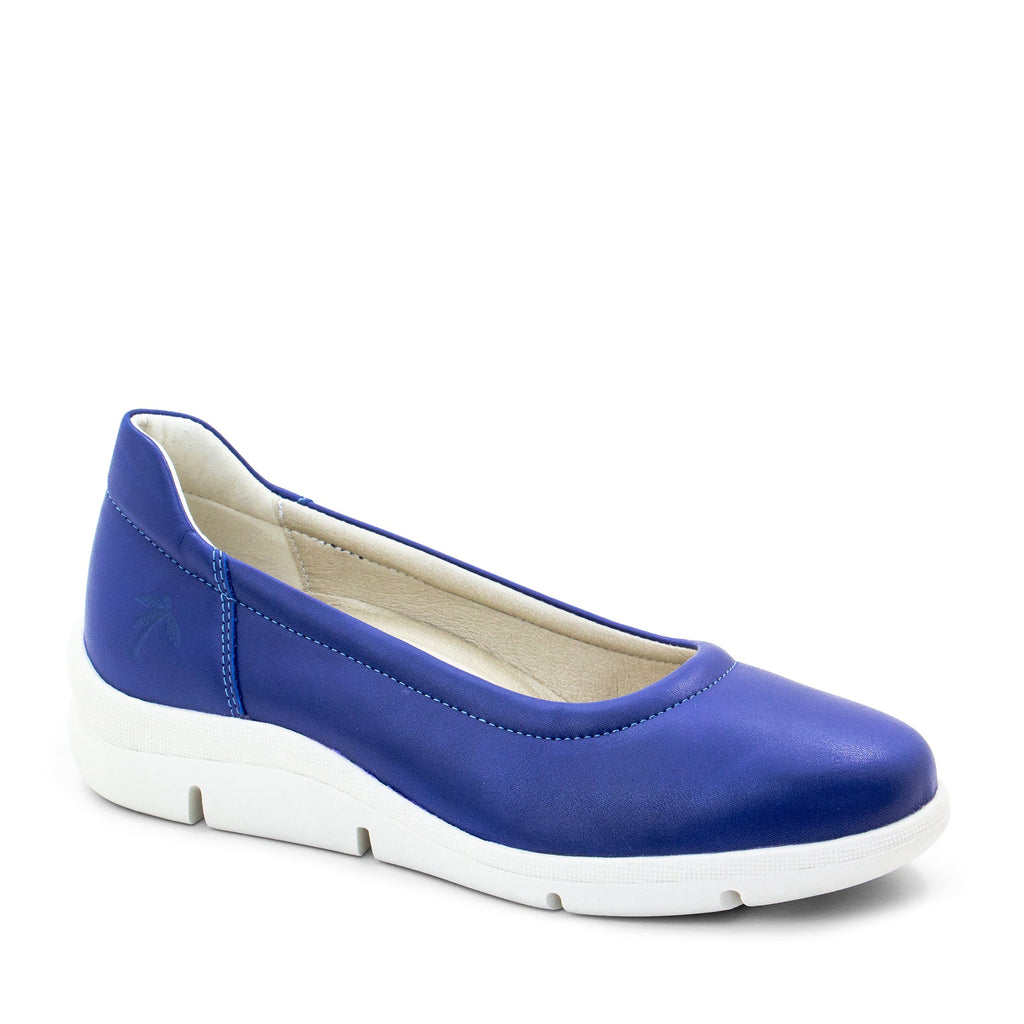 Dromedaris Vanessa Leder-Slip-On-Keil