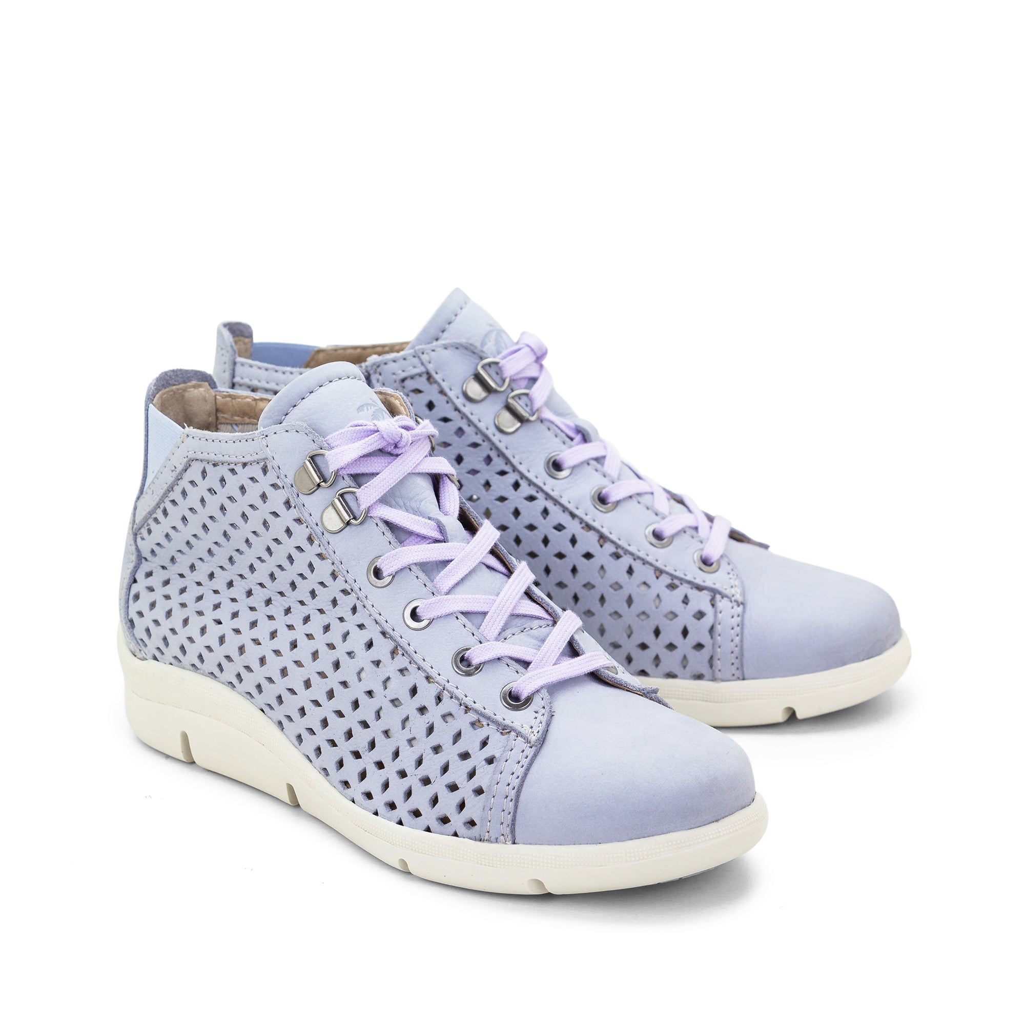Dromedaris Victoria Perforierte Leder Sommer Bootie