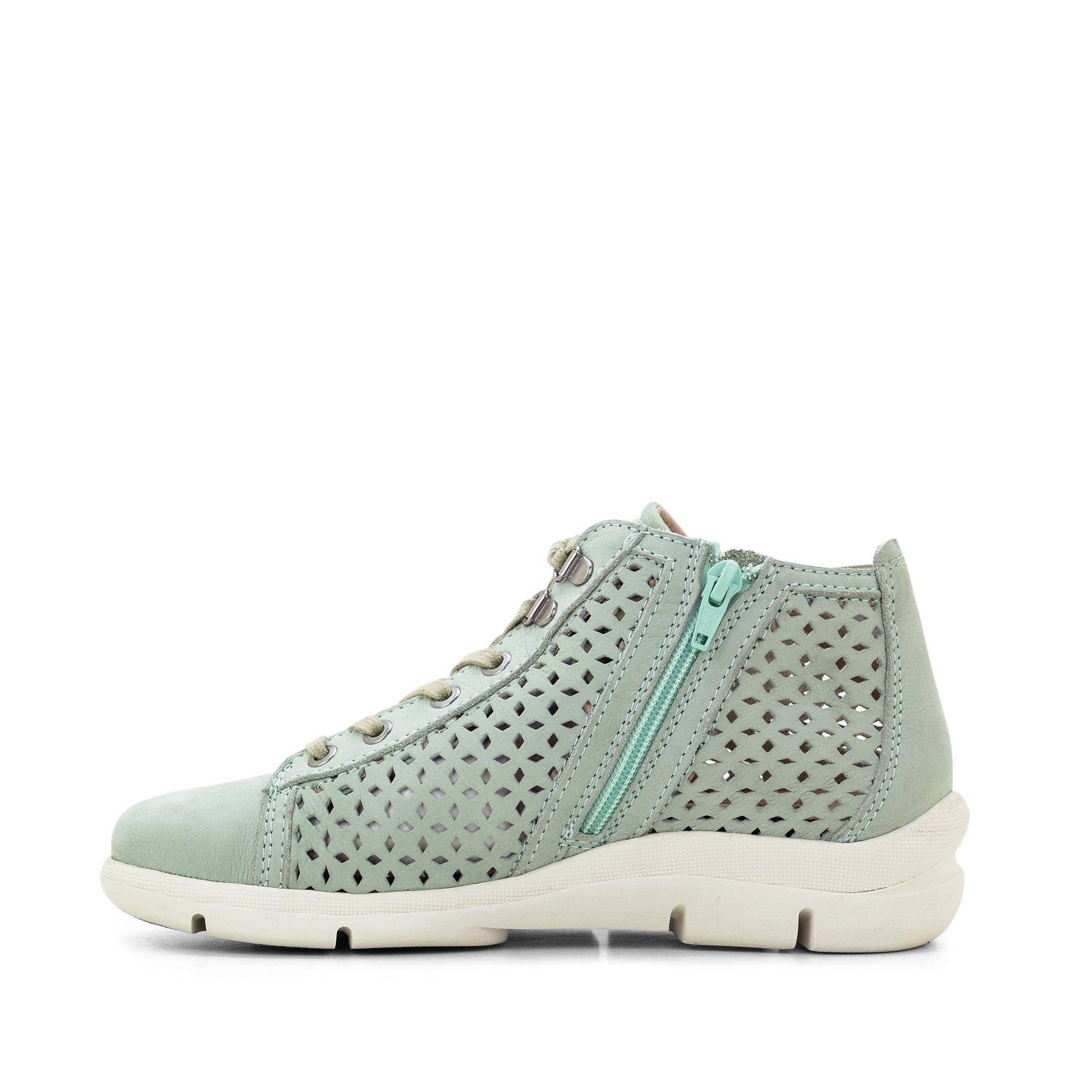 Dromedaris Victoria Perforierte Leder Sommer Bootie