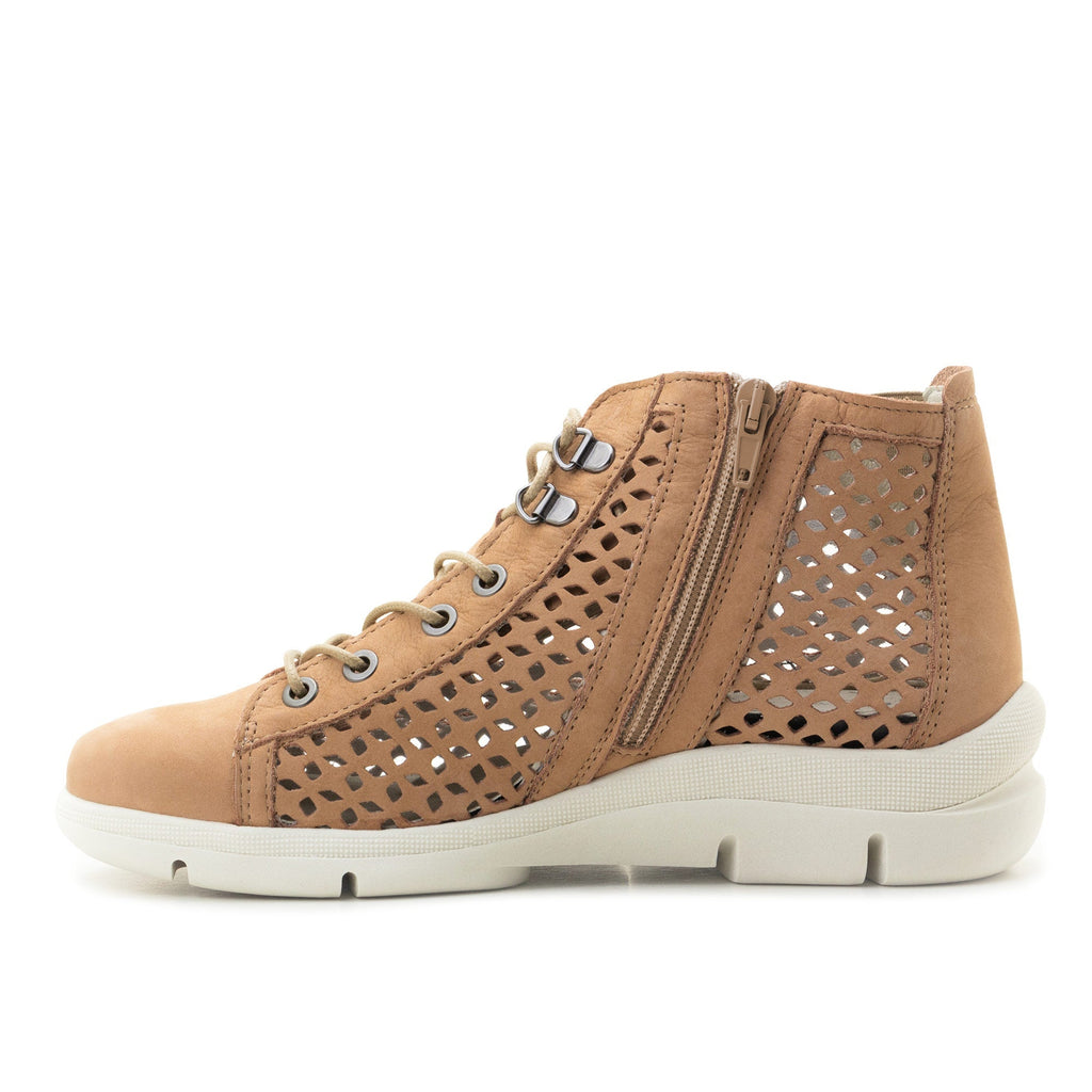 Dromedaris Victoria Perforierte Leder Sommer Bootie