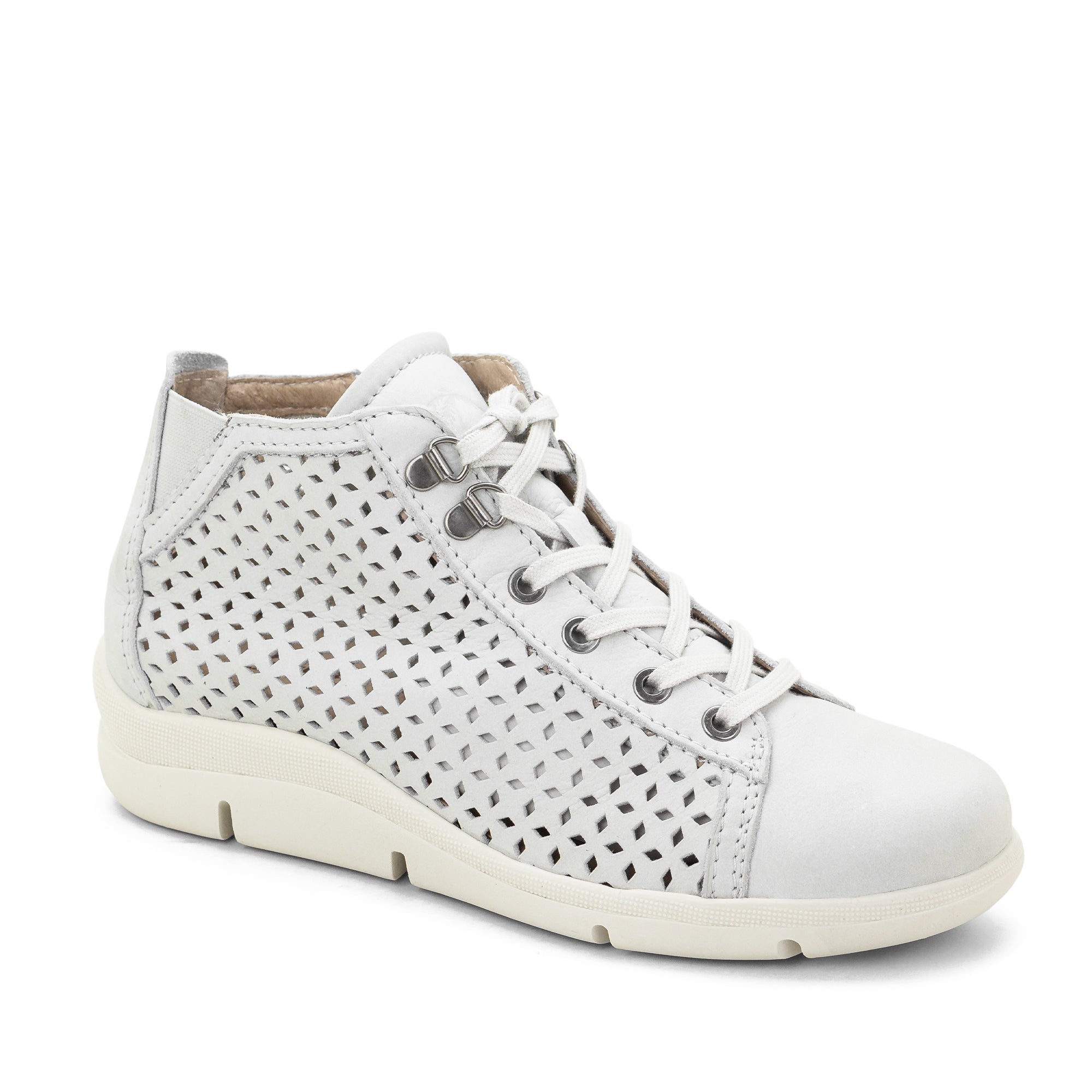 Dromedaris Victoria Perforierte Leder Sommer Bootie