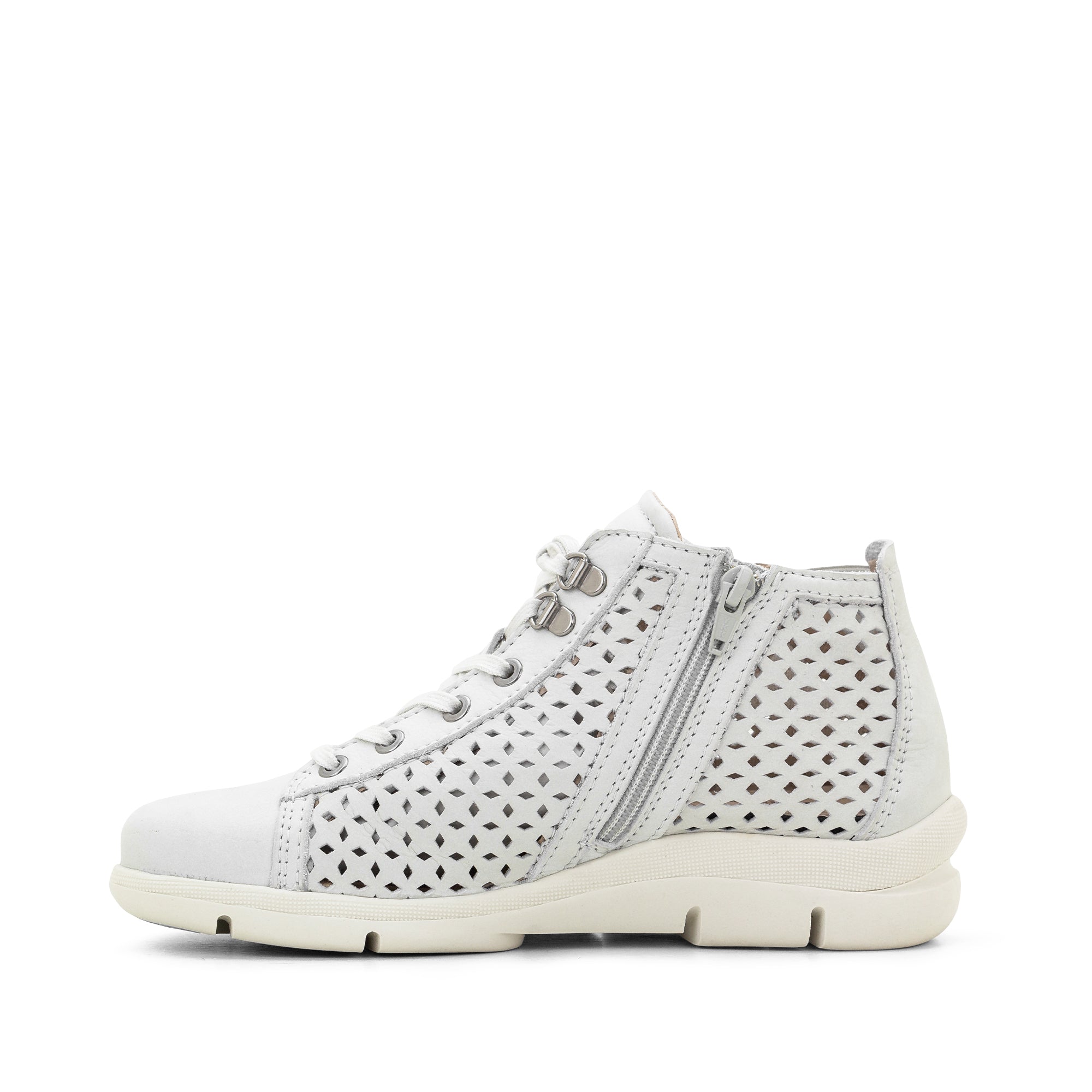 Dromedaris Victoria Perforierte Leder Sommer Bootie