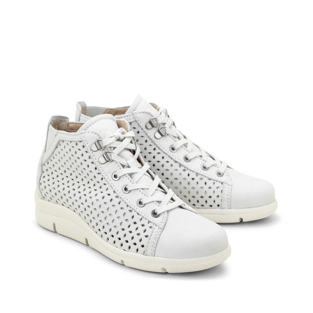 Dromedaris Victoria Perforierte Leder Sommer Bootie