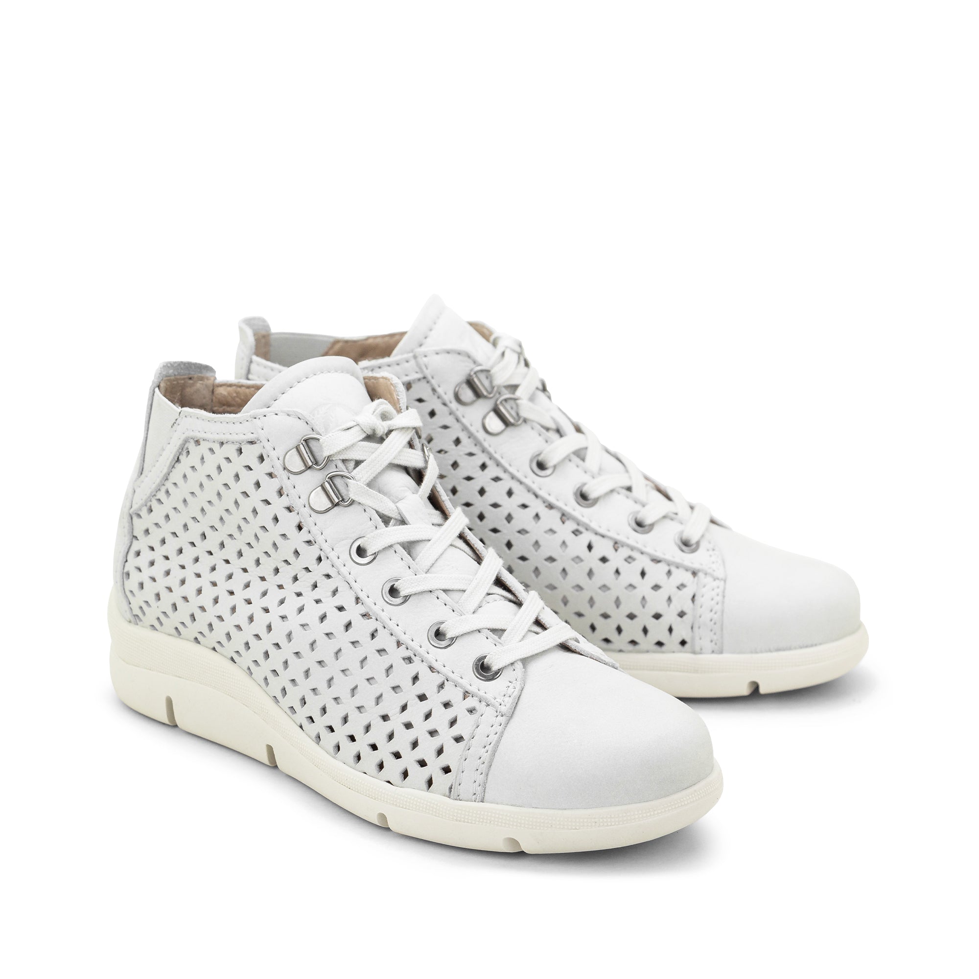 Dromedaris Victoria Perforierte Leder Sommer Bootie