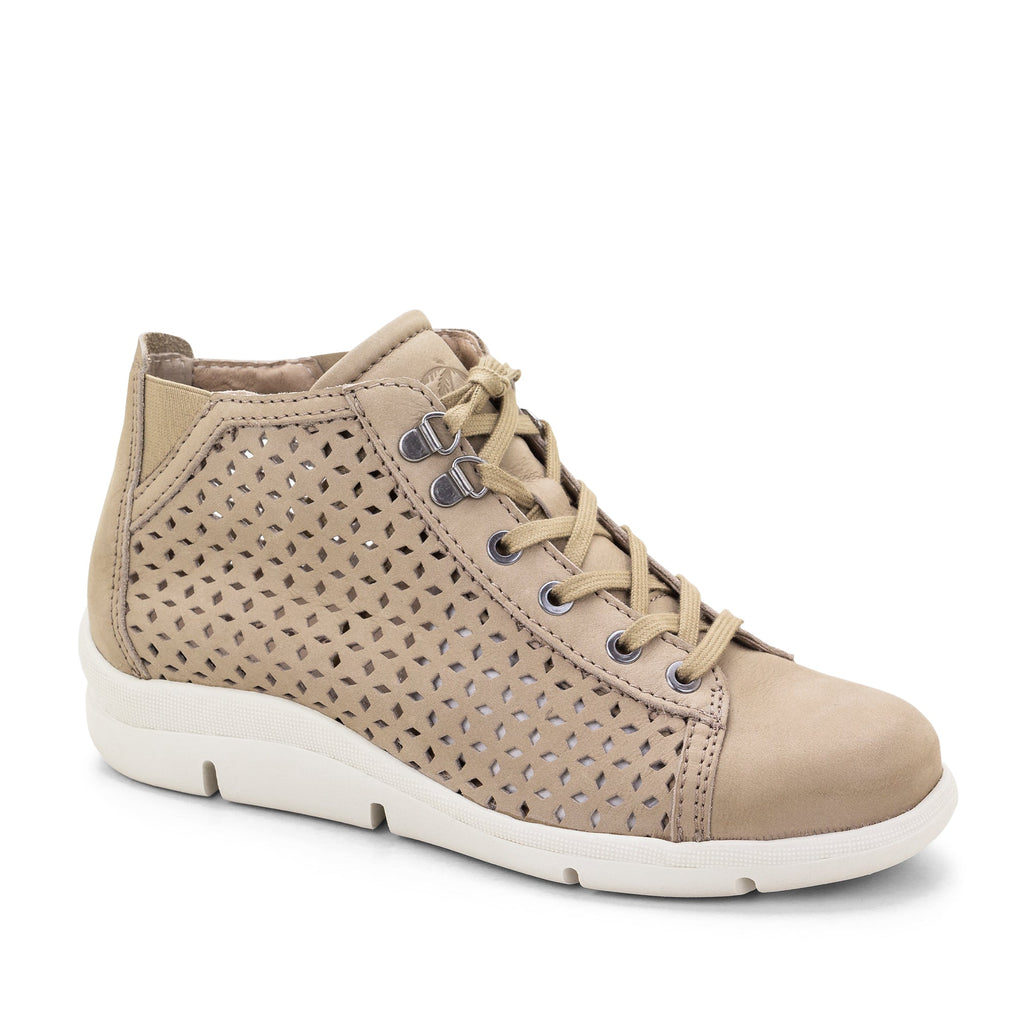 Dromedaris Victoria Perforierte Leder Sommer Bootie
