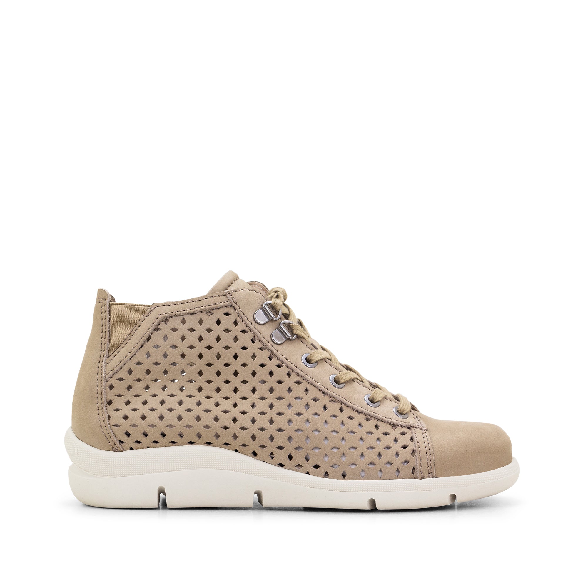 Dromedaris Victoria Perforierte Leder Sommer Bootie