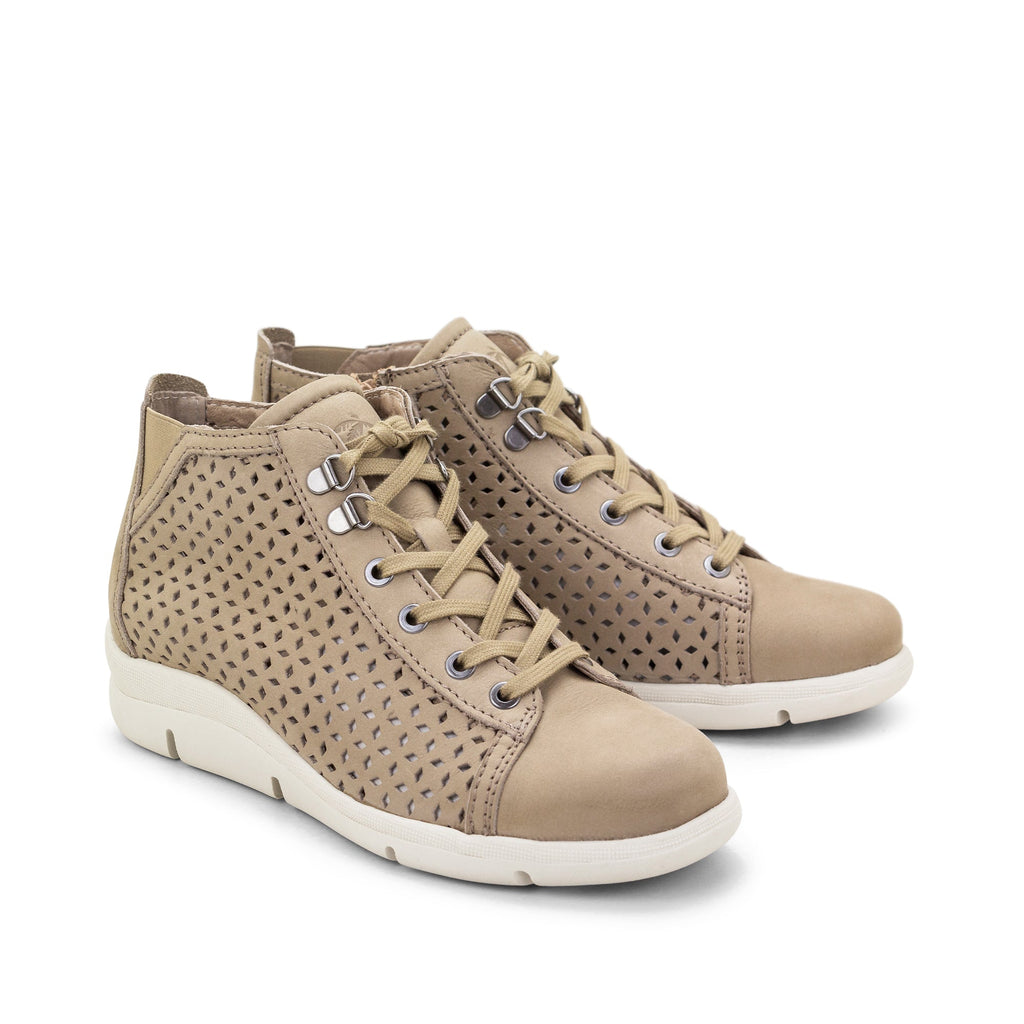 Dromedaris Victoria Perforierte Leder Sommer Bootie