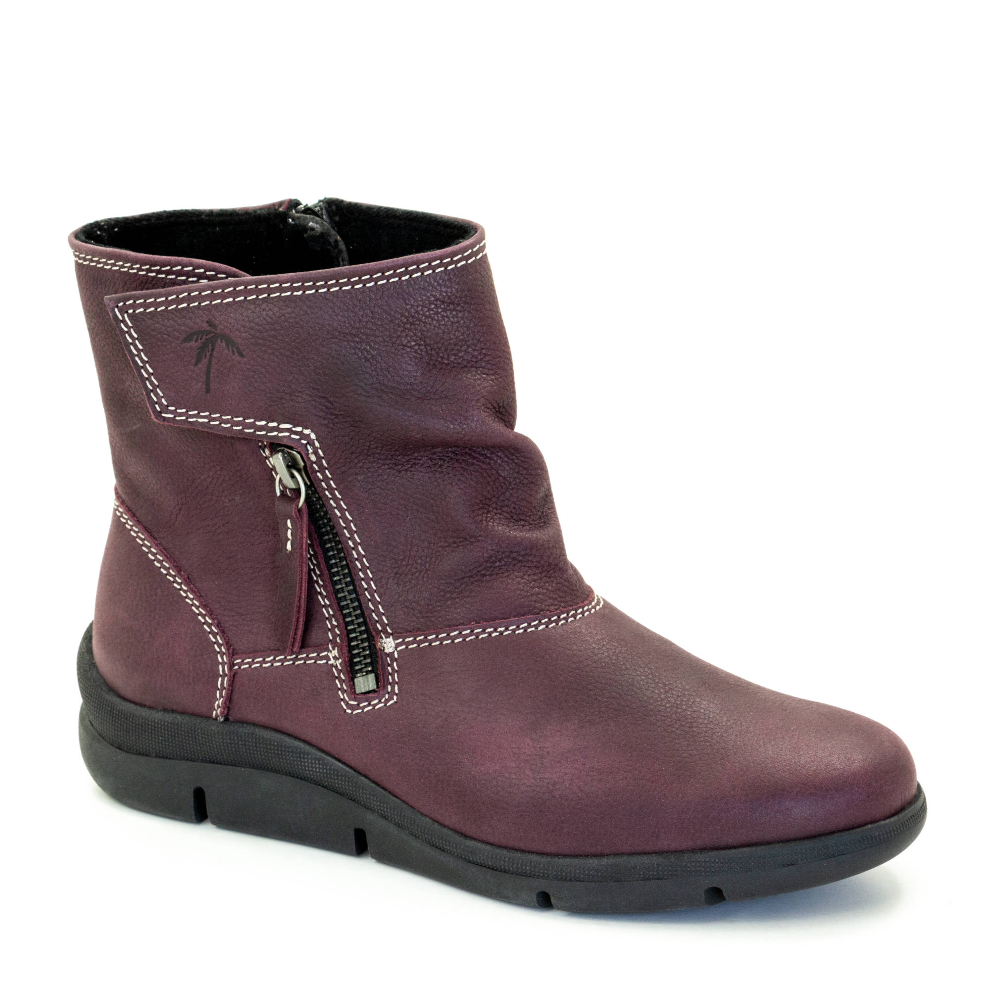 Dromedaris Vida Leder Slouch Bootie