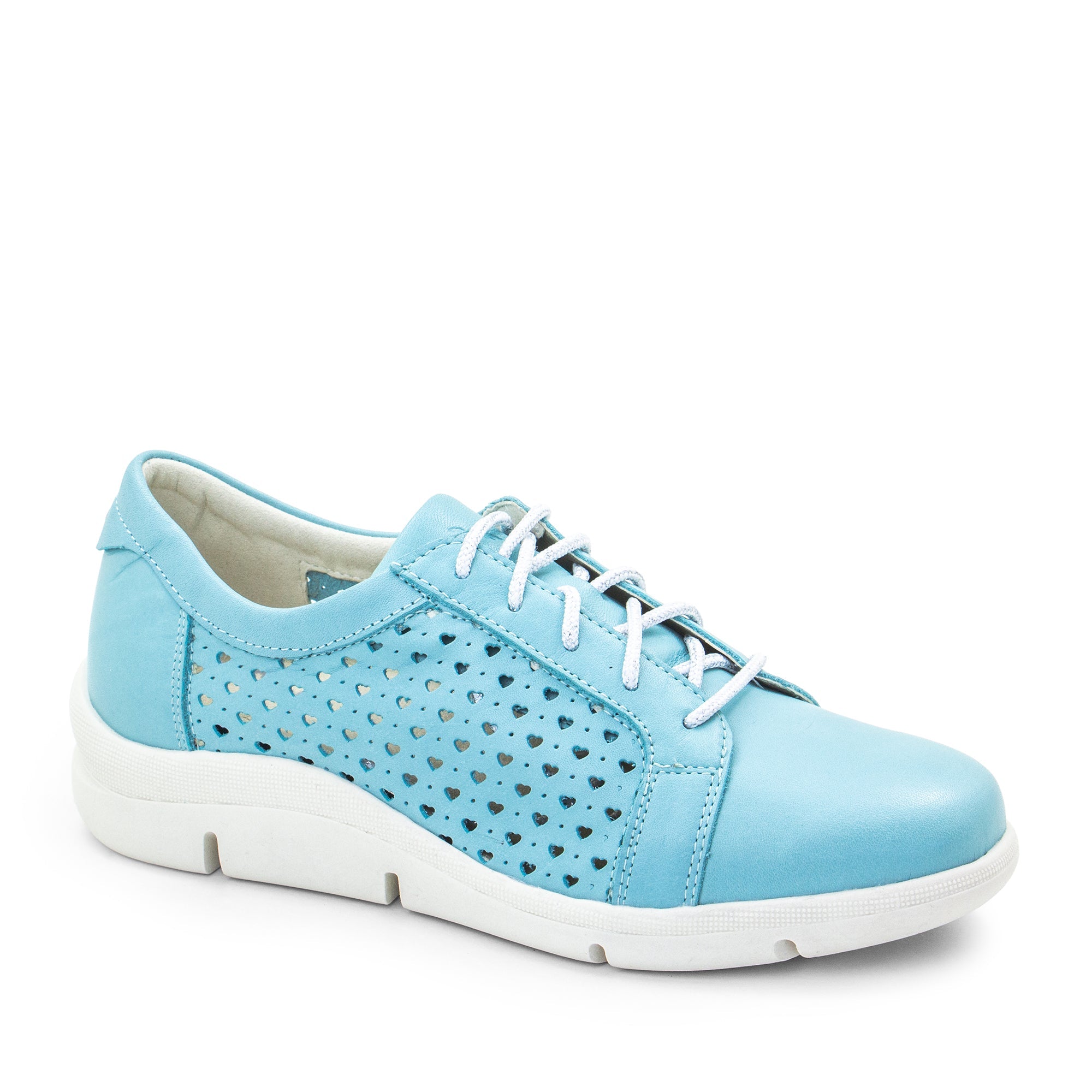 Dromedaris Vivian Perforated Leather Lace-Up Schuh