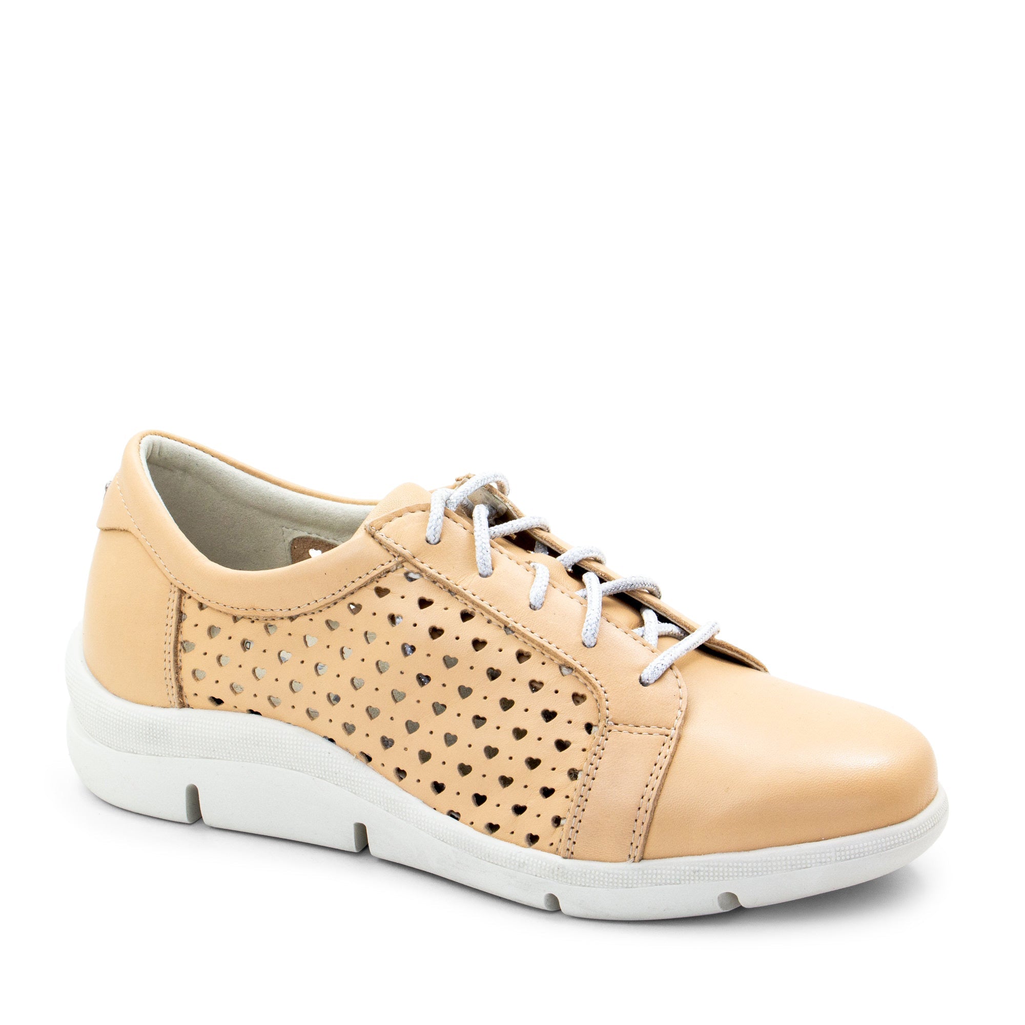 Dromedaris Vivian Perforated Leather Lace-Up Schuh