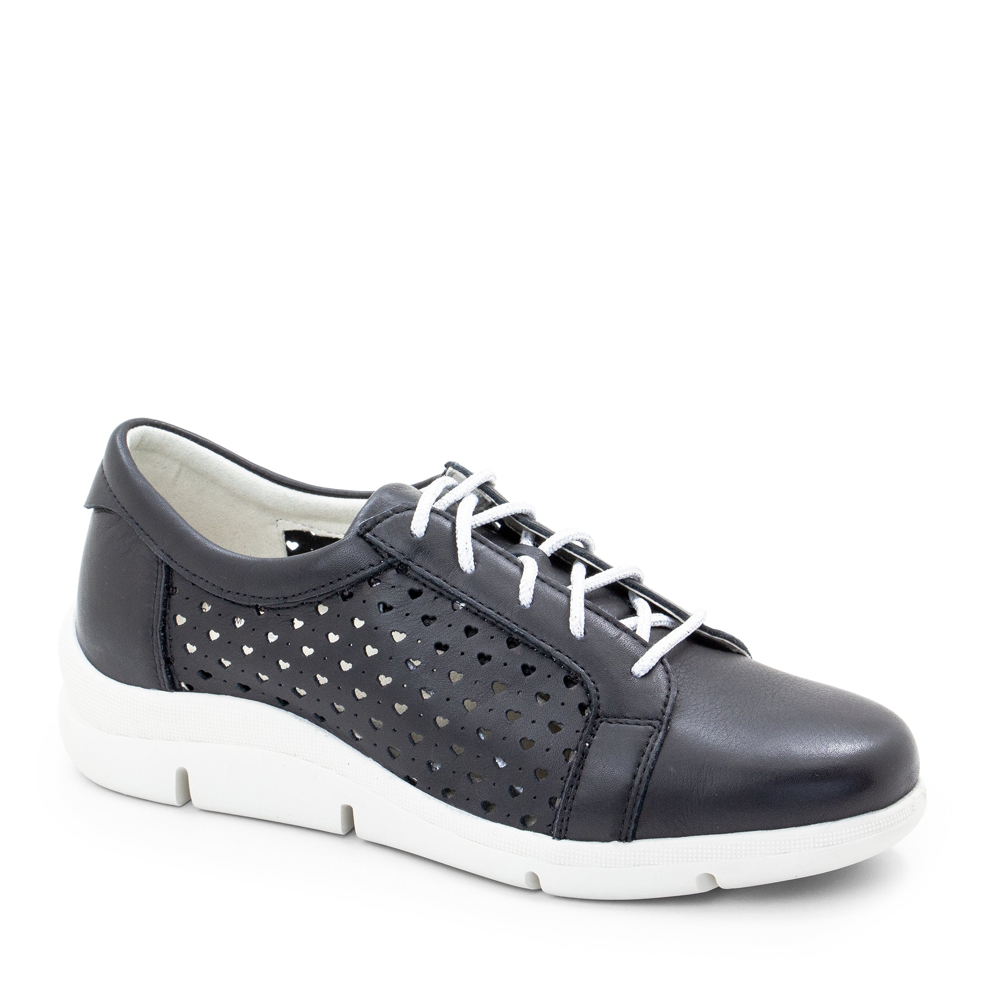 Dromedaris Vivian Perforated Leather Lace-Up Schuh