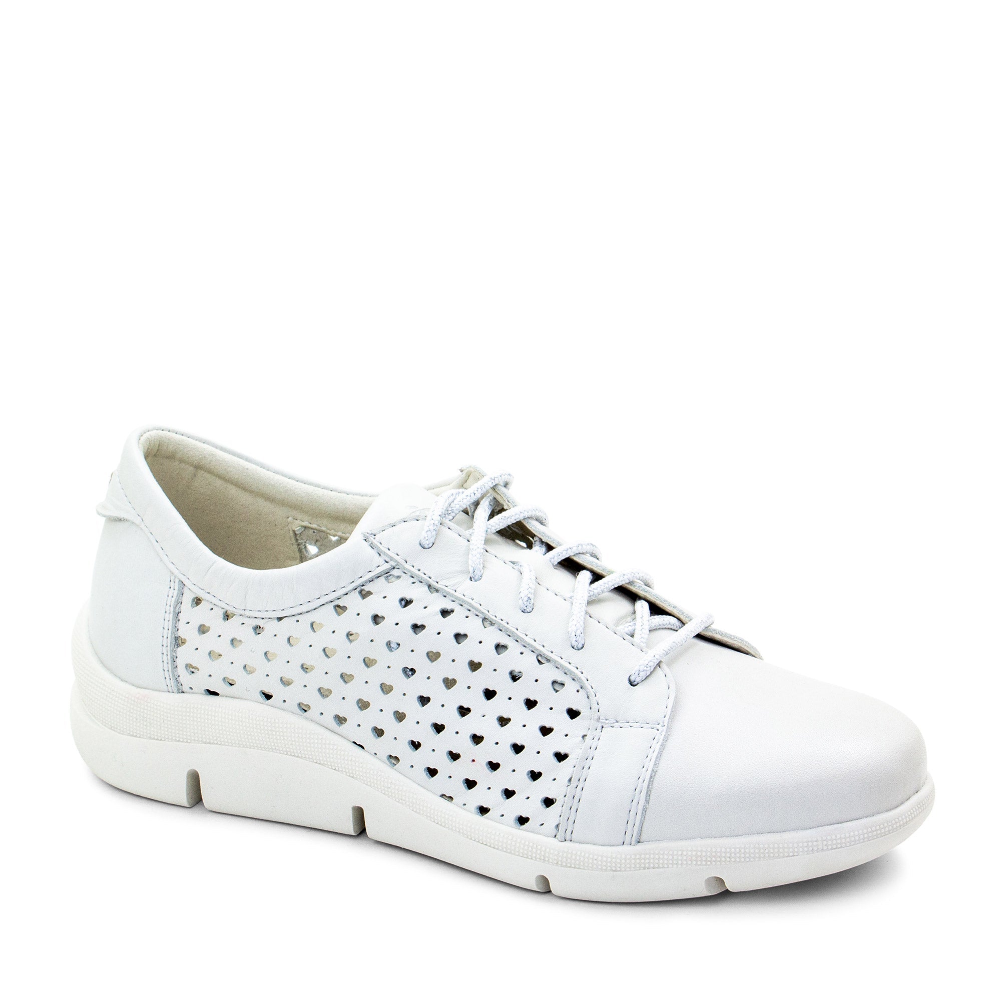 Dromedaris Vivian Perforated Leather Lace-Up Schuh