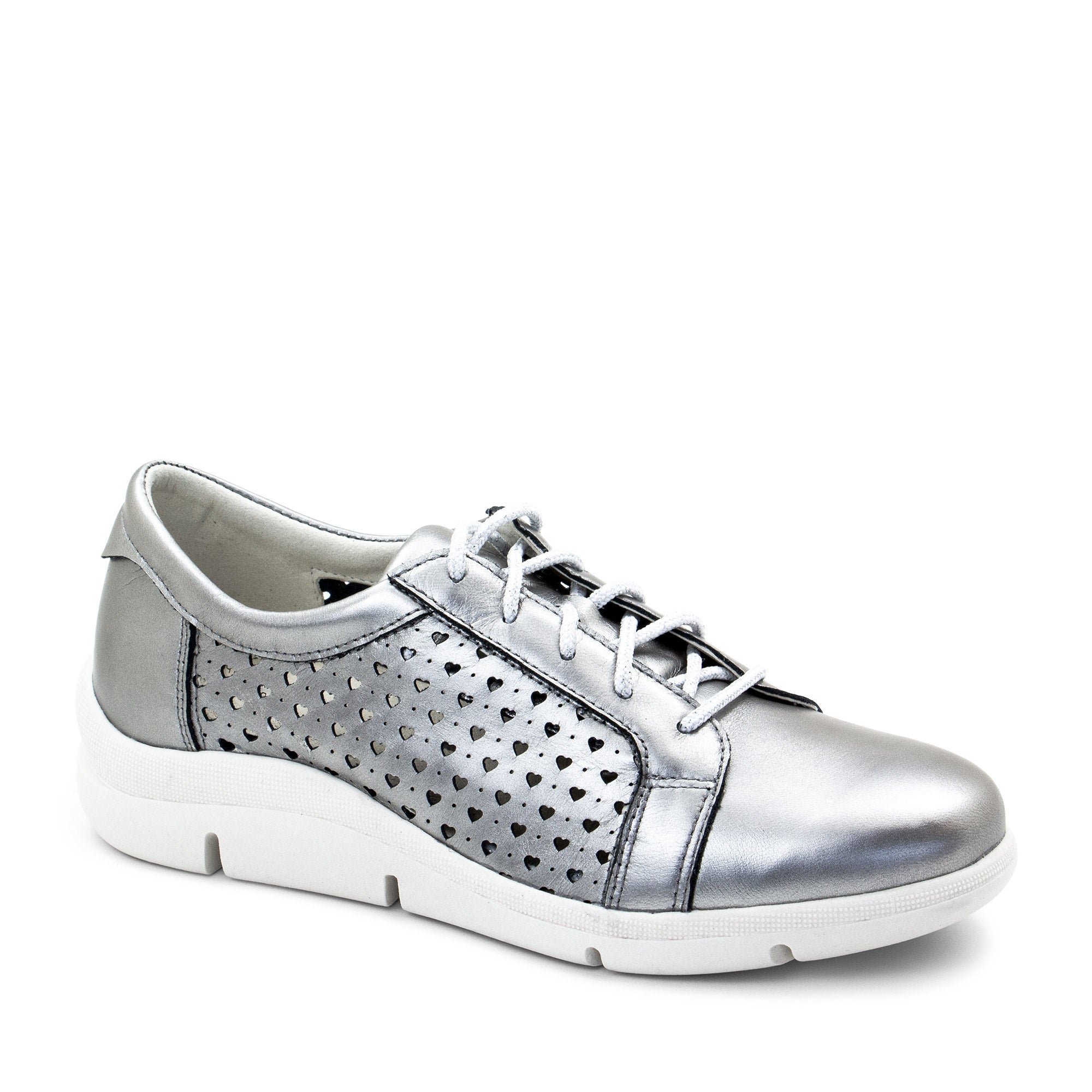 Dromedaris Vivian Perforated Leather Lace-Up Schuh
